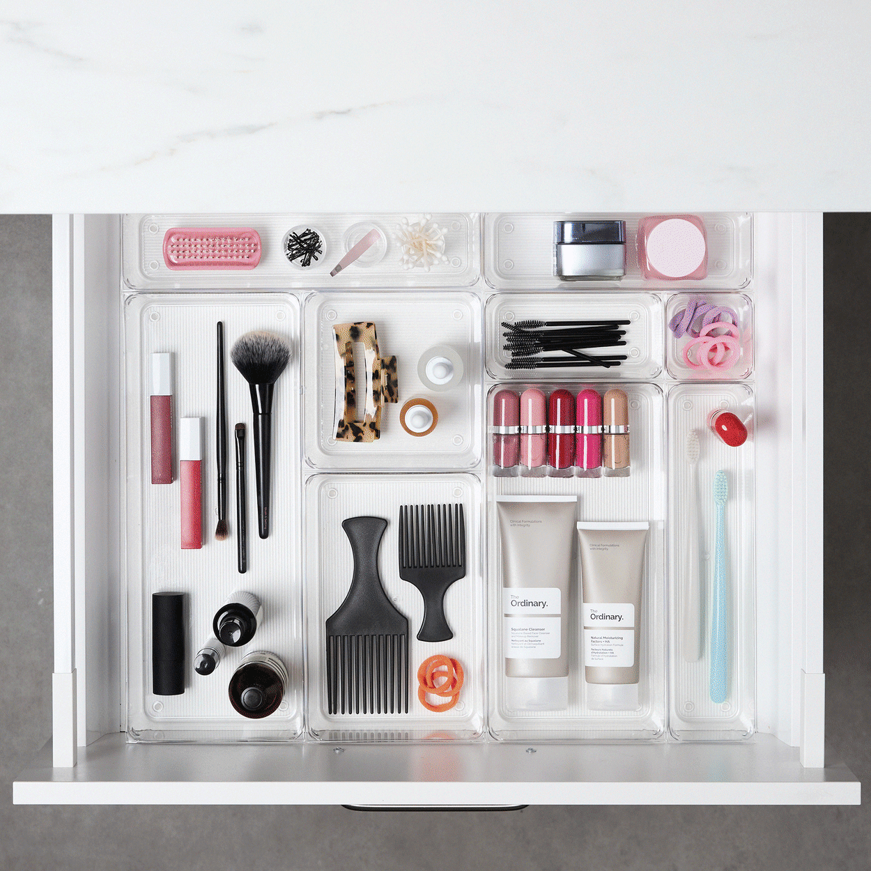 Kitchen Pro Clear Drawer Organiser 15x37.5x5cm Image 6