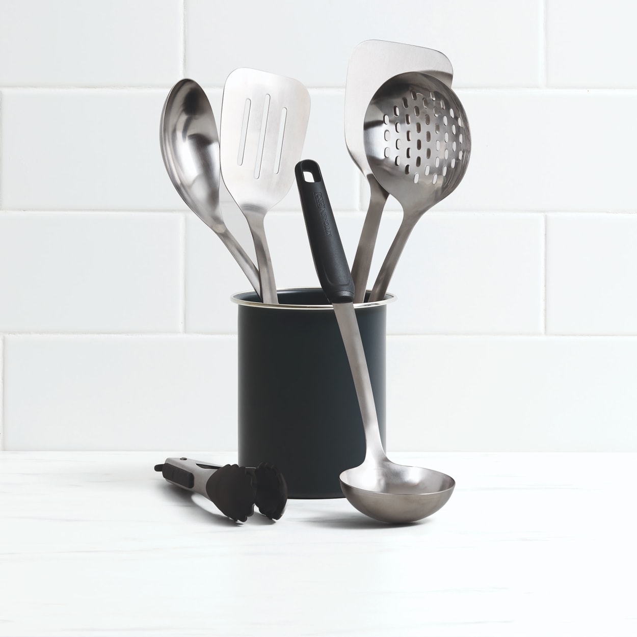 Kitchen Pro Ergo Stainless Steel Slotted Turner Image 6