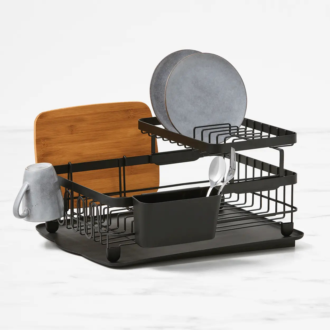 Kitchen Pro Tidy Dish Rack Black Image 2