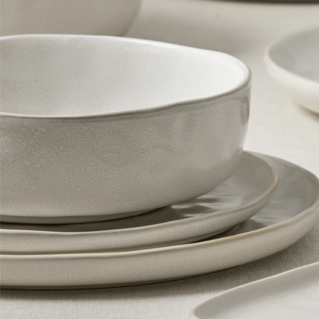 Salisbury & Co Baltic Dinner Set 12pc White Image 6