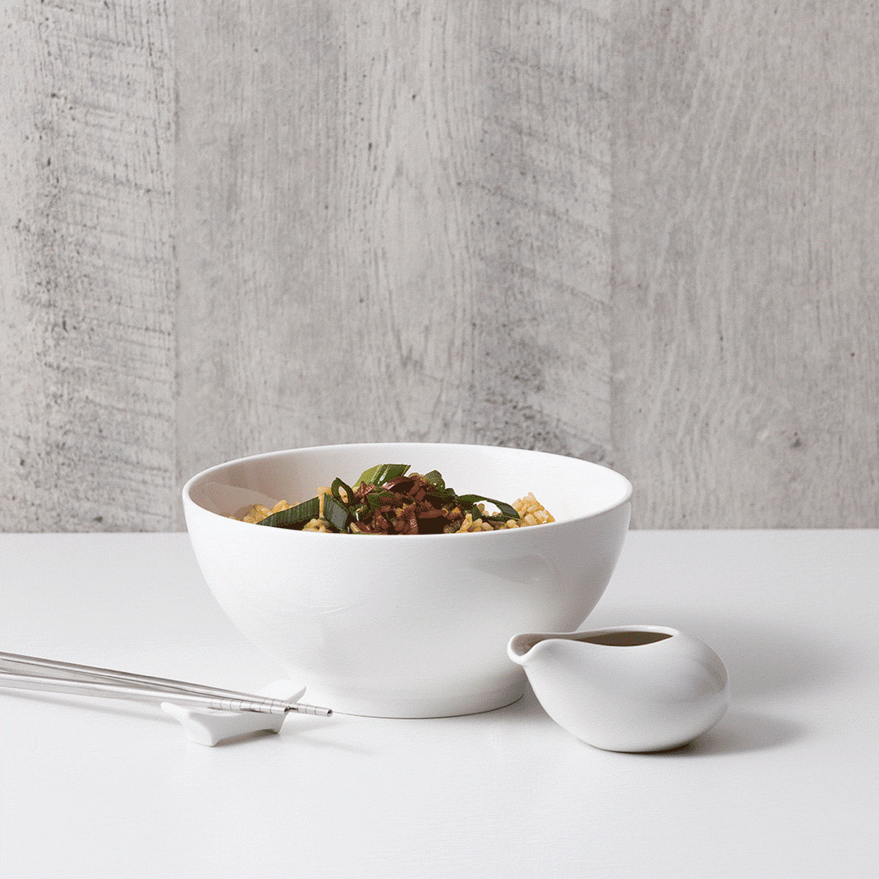 Salisbury & Co Classic Chopstick Stand White Image 6