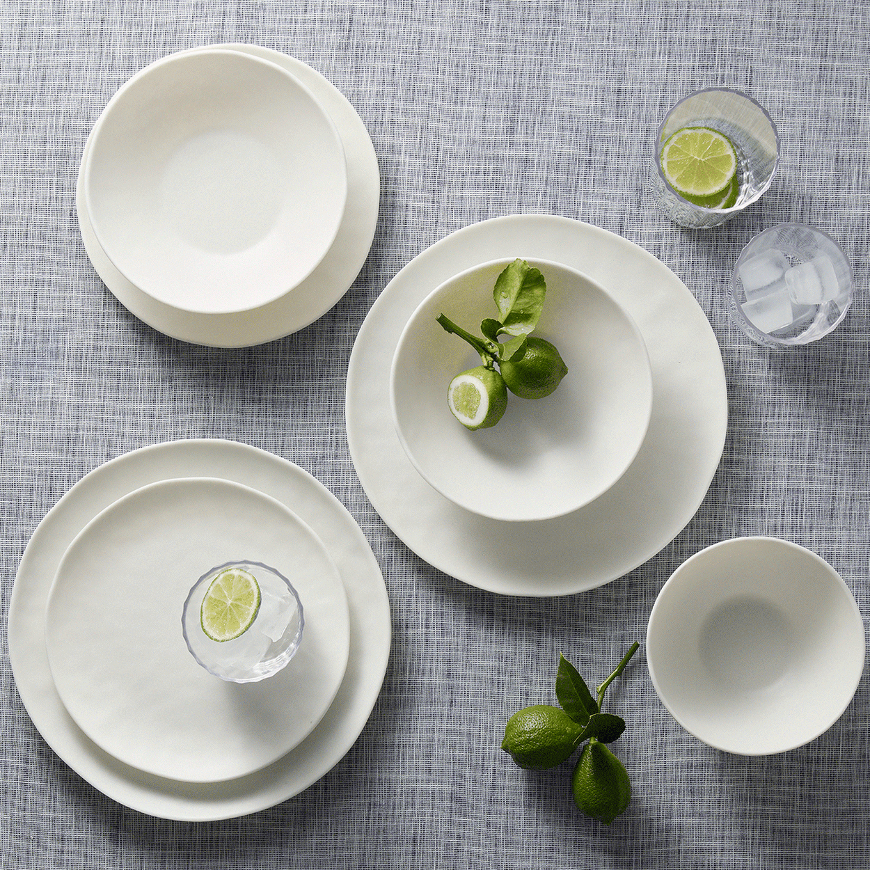 Salisbury & Co Escape Melamine Dinner Plate 27cm White Image 6