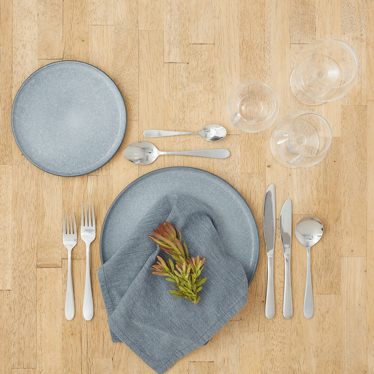 Salisbury & Co Maestro Cutlery Set 56pc Satin Silver Image 5