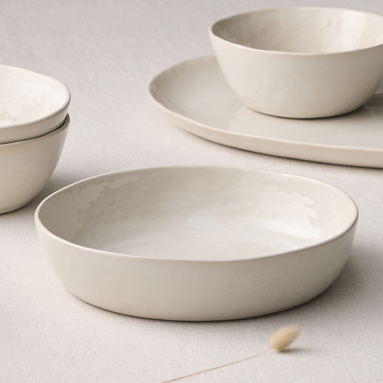 Salisbury & Co Maison Pasta Bowl 23cm Nougat Image 6