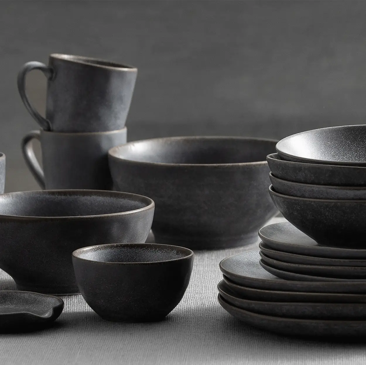 Salisbury & Co Siena Espresso Cup 90ml Charcoal Image 5