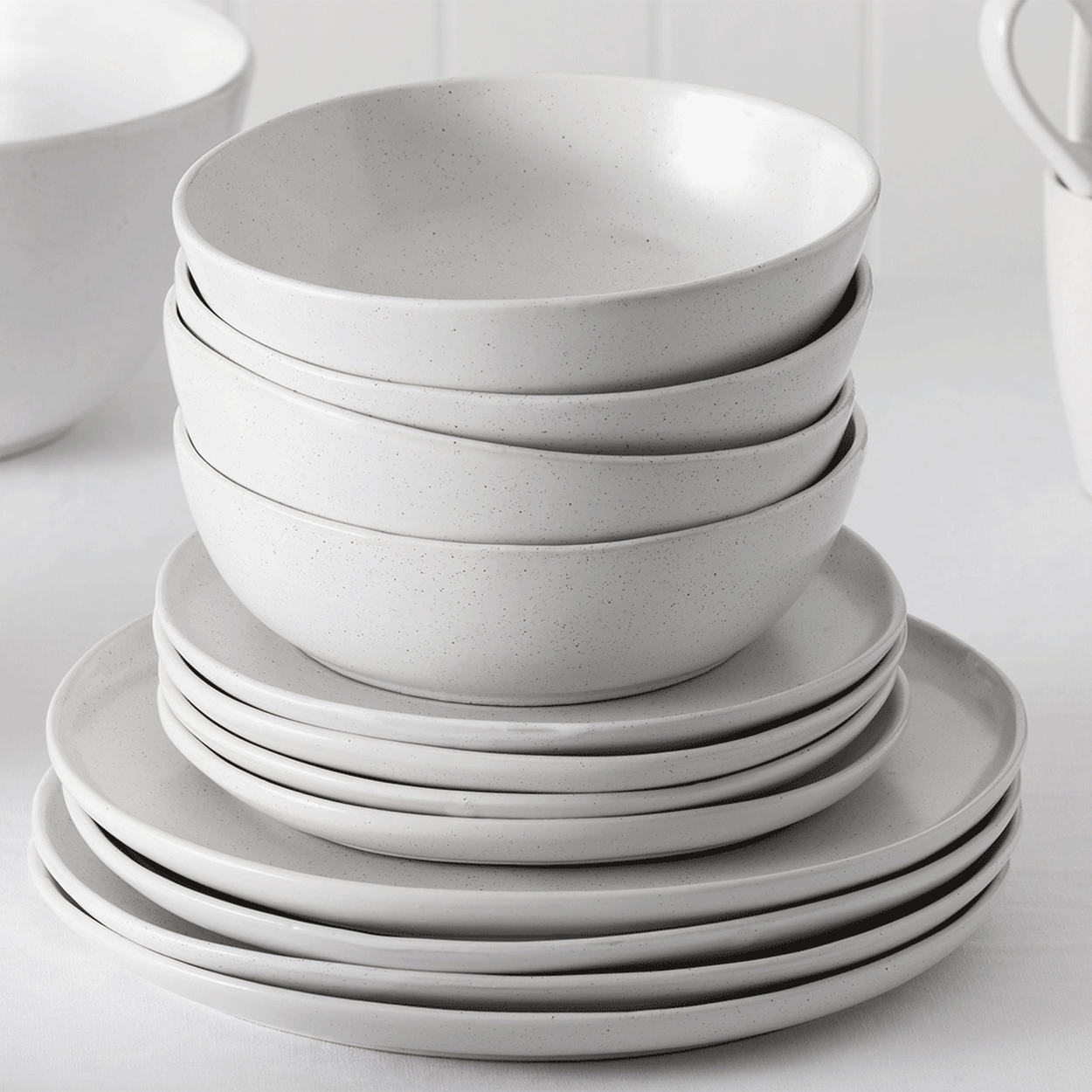 Salisbury & Co Tierra Dinner Set 12pc White Image 6