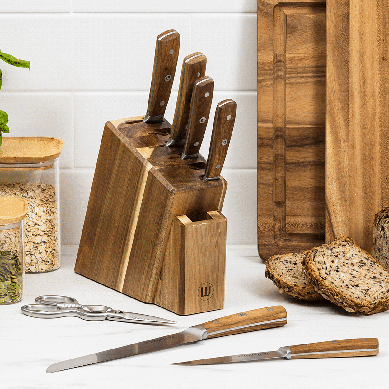 Wolstead Estate 8pc Knife Block Set Image 6