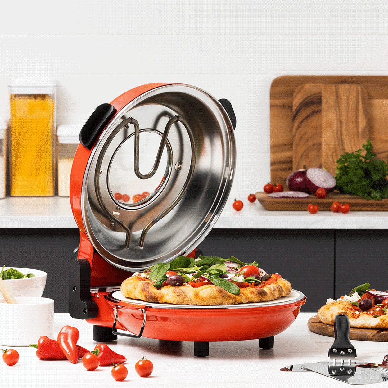 Wolstead Pro Rapido Pizza Oven Red Image 6