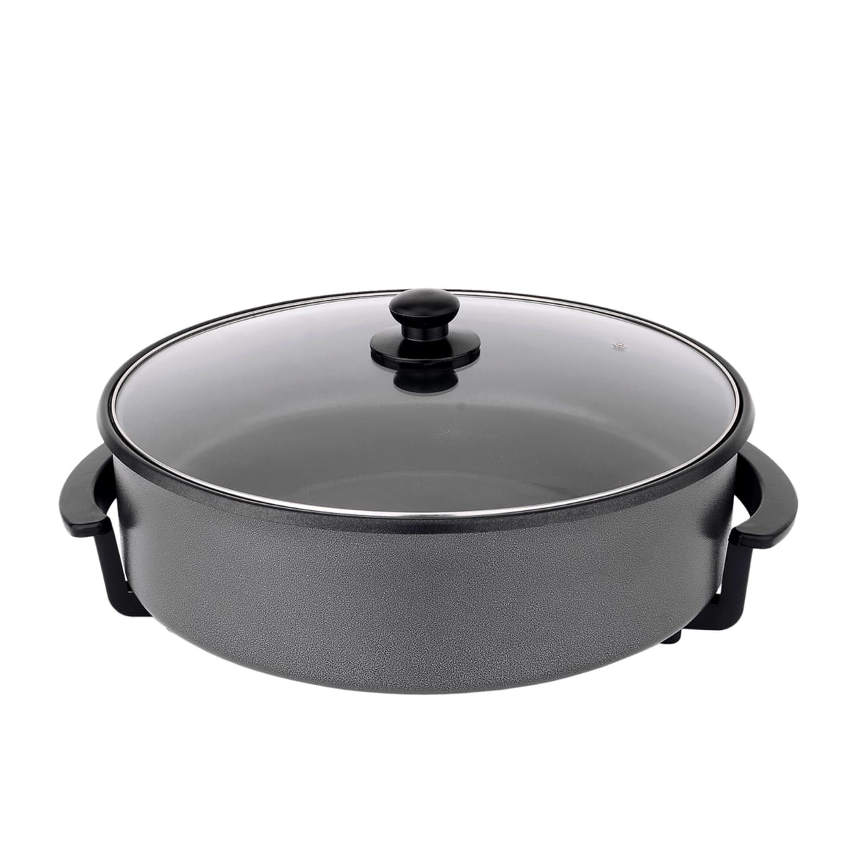 Healthy Choice Non Stick Electric Frypan 38cm Grey Image 1