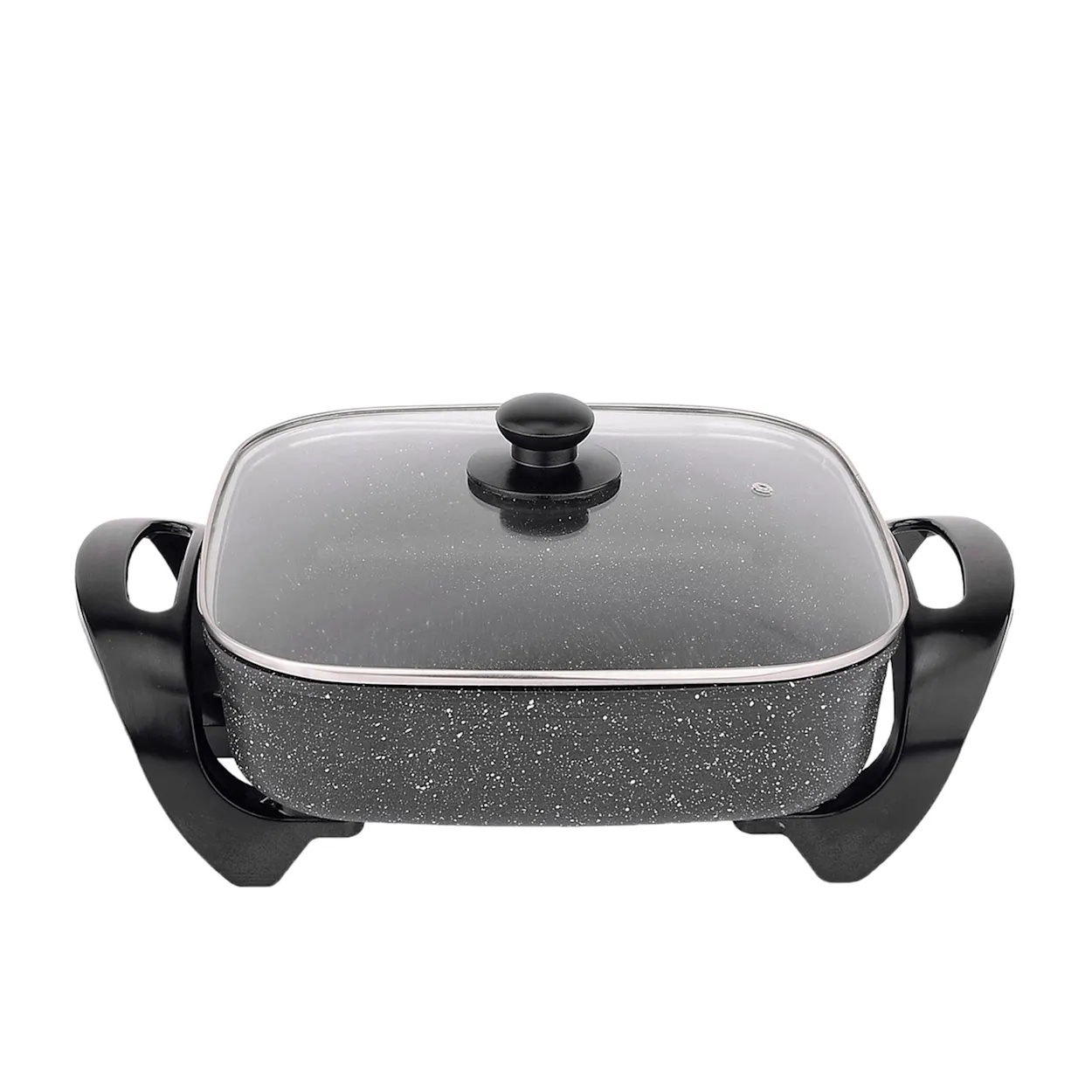 Healthy Choice Stone Coat Electric Frypan 30cm Black Image 1