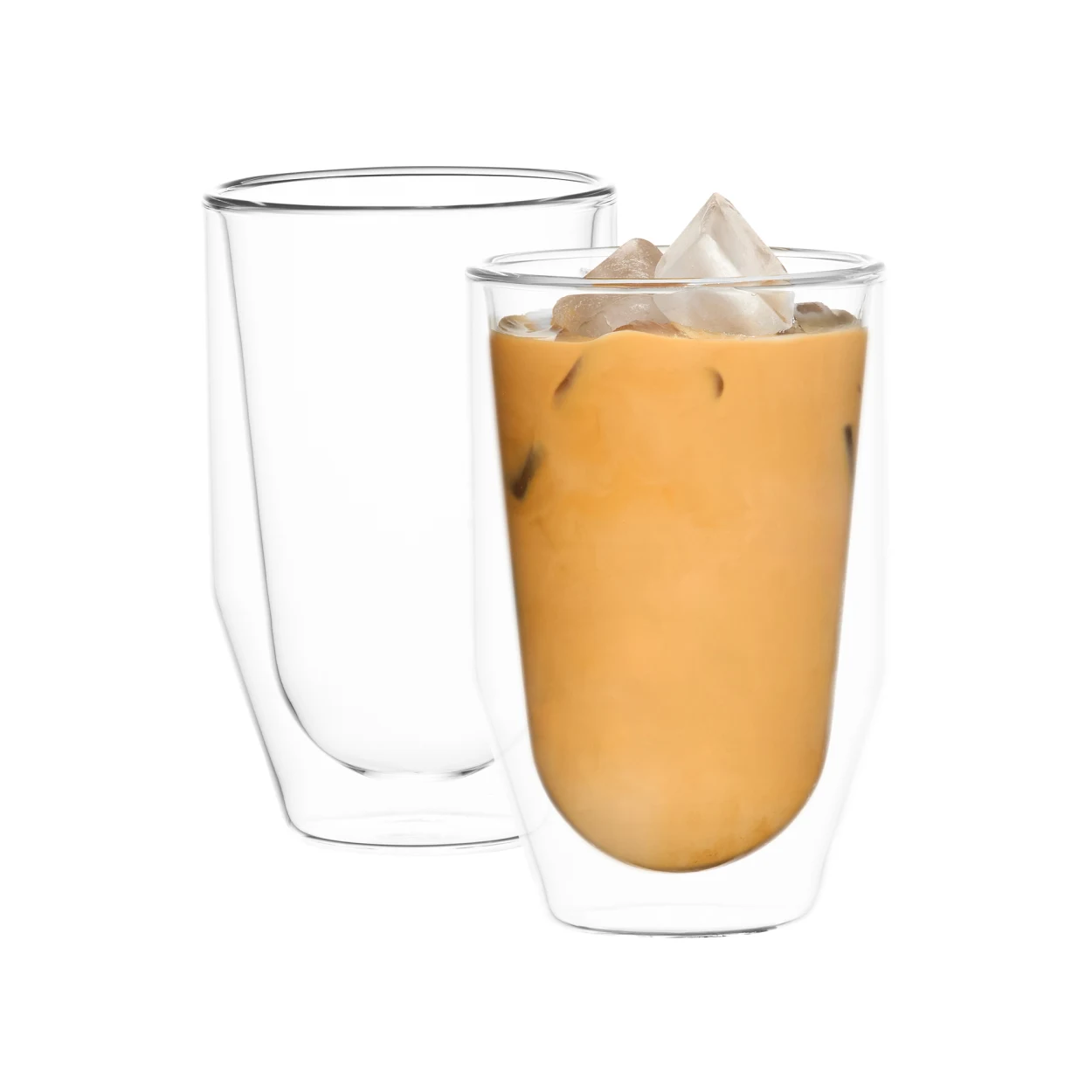 Salisbury & Co Brew Double Wall Glass 460ml Set of 2 Image 1