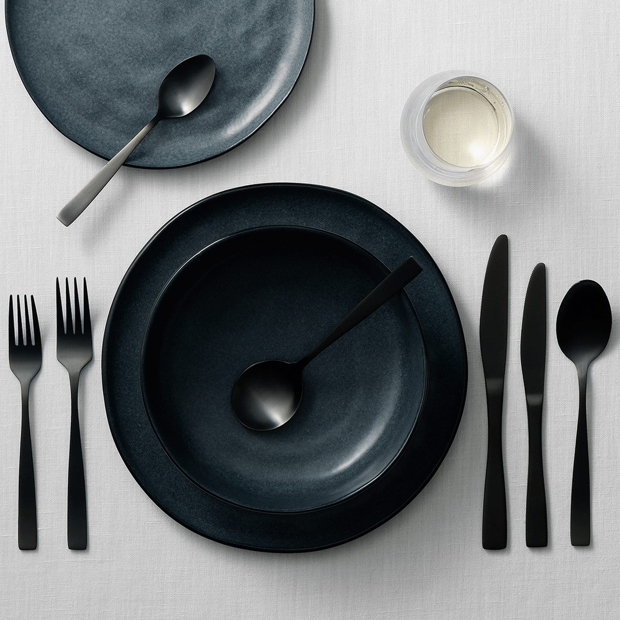 Salisbury & Co Virtuo Cutlery Set 56pc Black Image 6