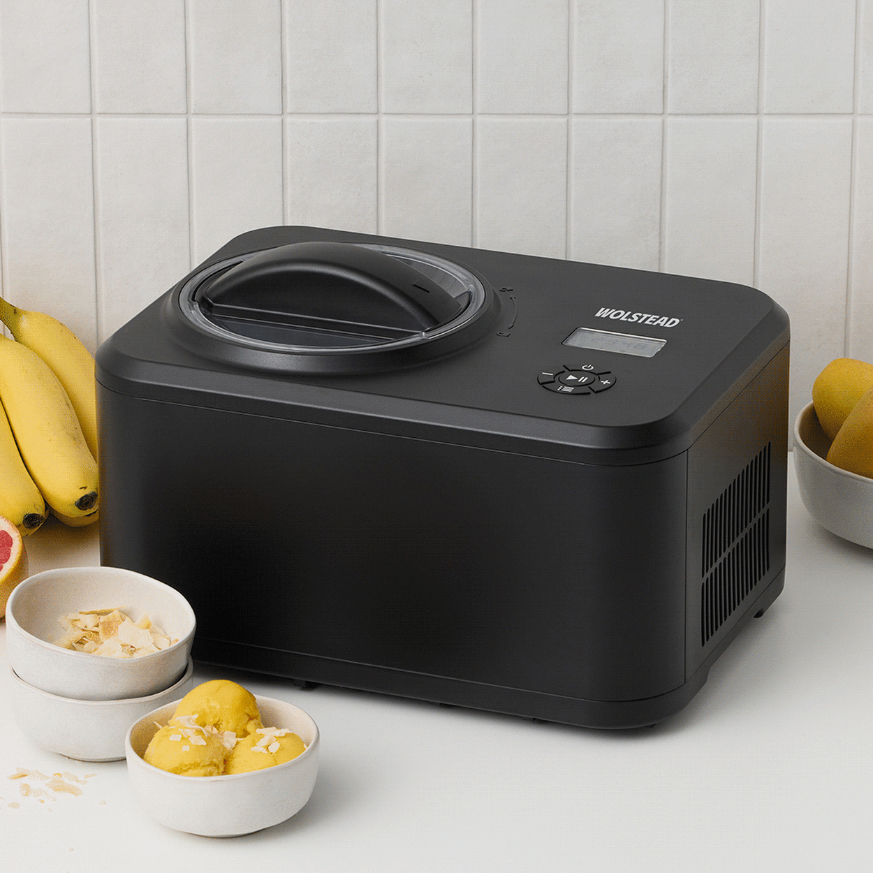 Wolstead Pro Dulce Ice Cream maker with Compressor 1.5L Black Image 6