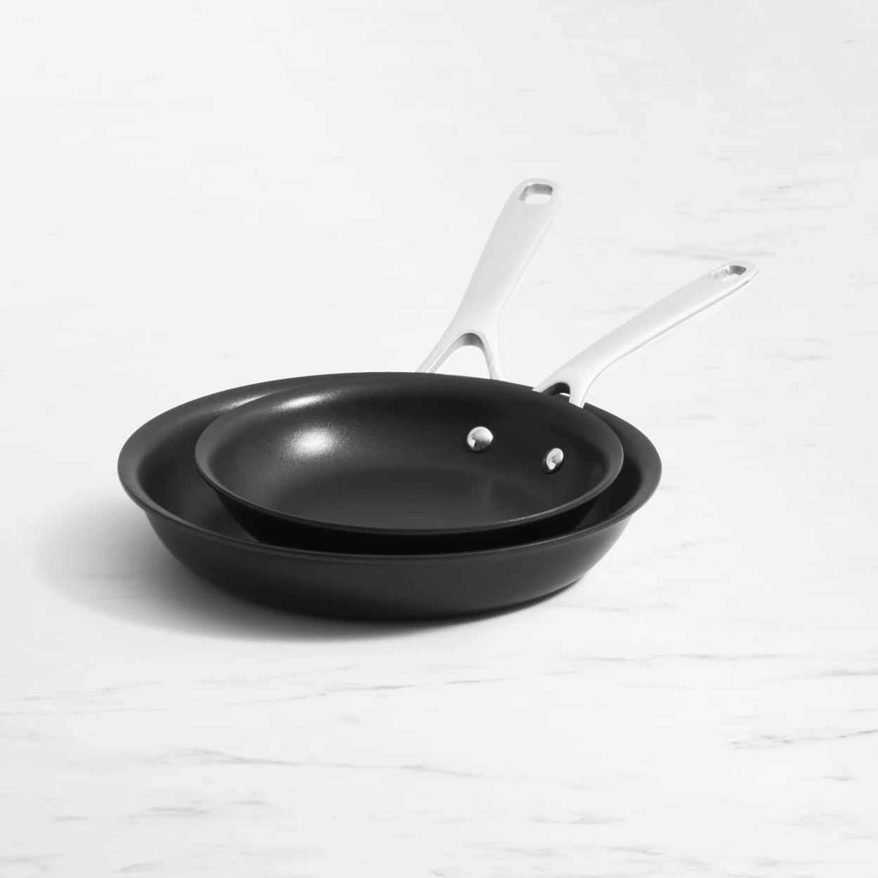 Wolstead Superior+ 2pc Non Stick Induction Frypan Set 20cm & 26cm Image 1