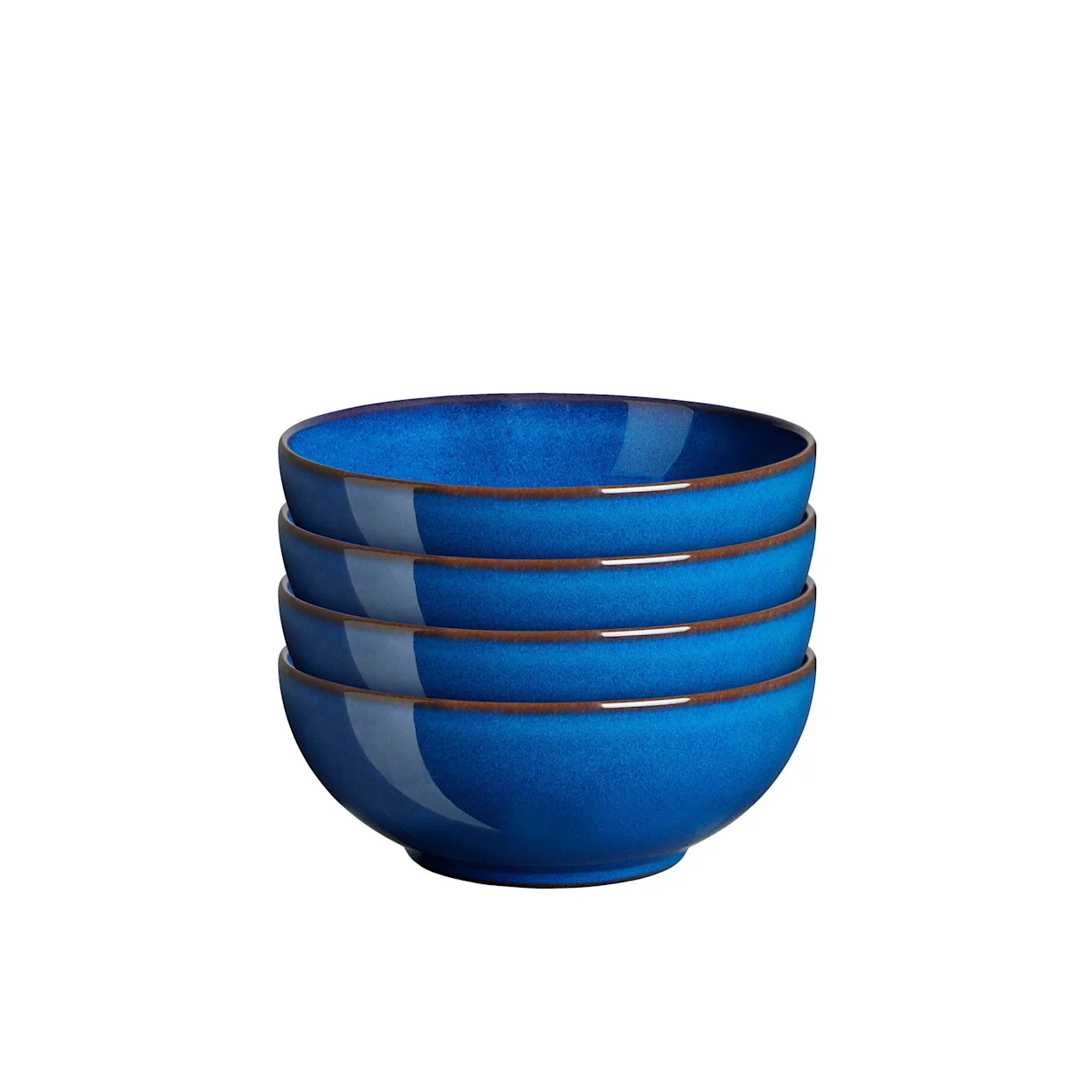 Denby Imperial Blue Cereal Coupe Set of 4 Image 1