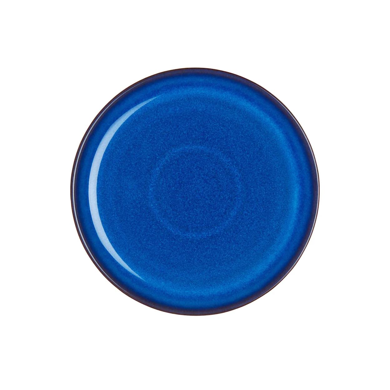 Denby Imperial Blue Plate Coupe Medium Set 4 Image 3
