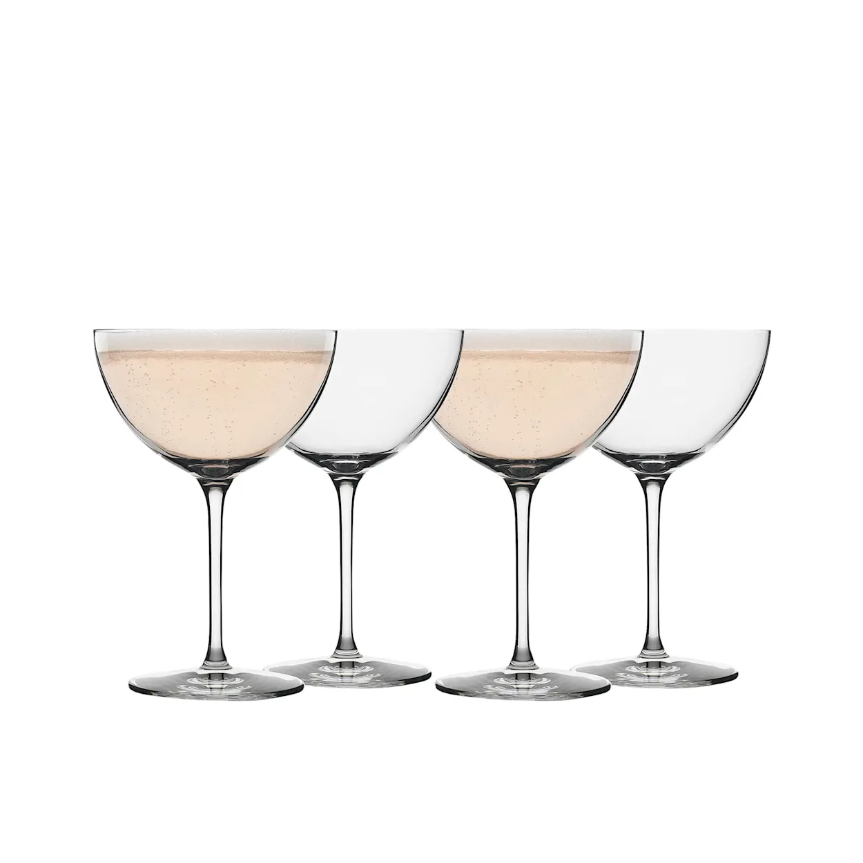 Ecology Classic Champagne Saucer Glass 245mL Set of 4 Image 1