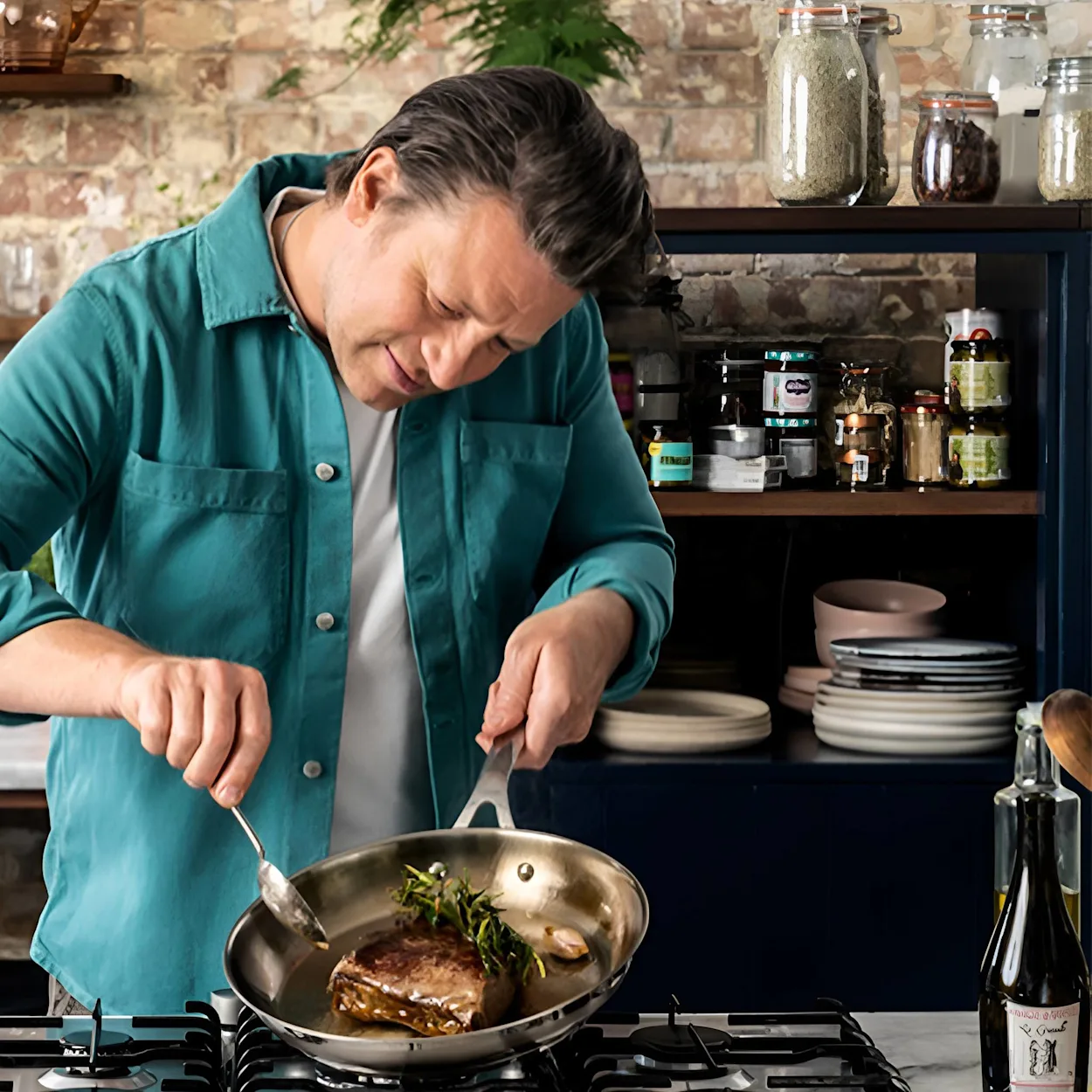 Jamie Oliver by Tefal Cook Smart Stainless Steel Frypan 24cm Image 2