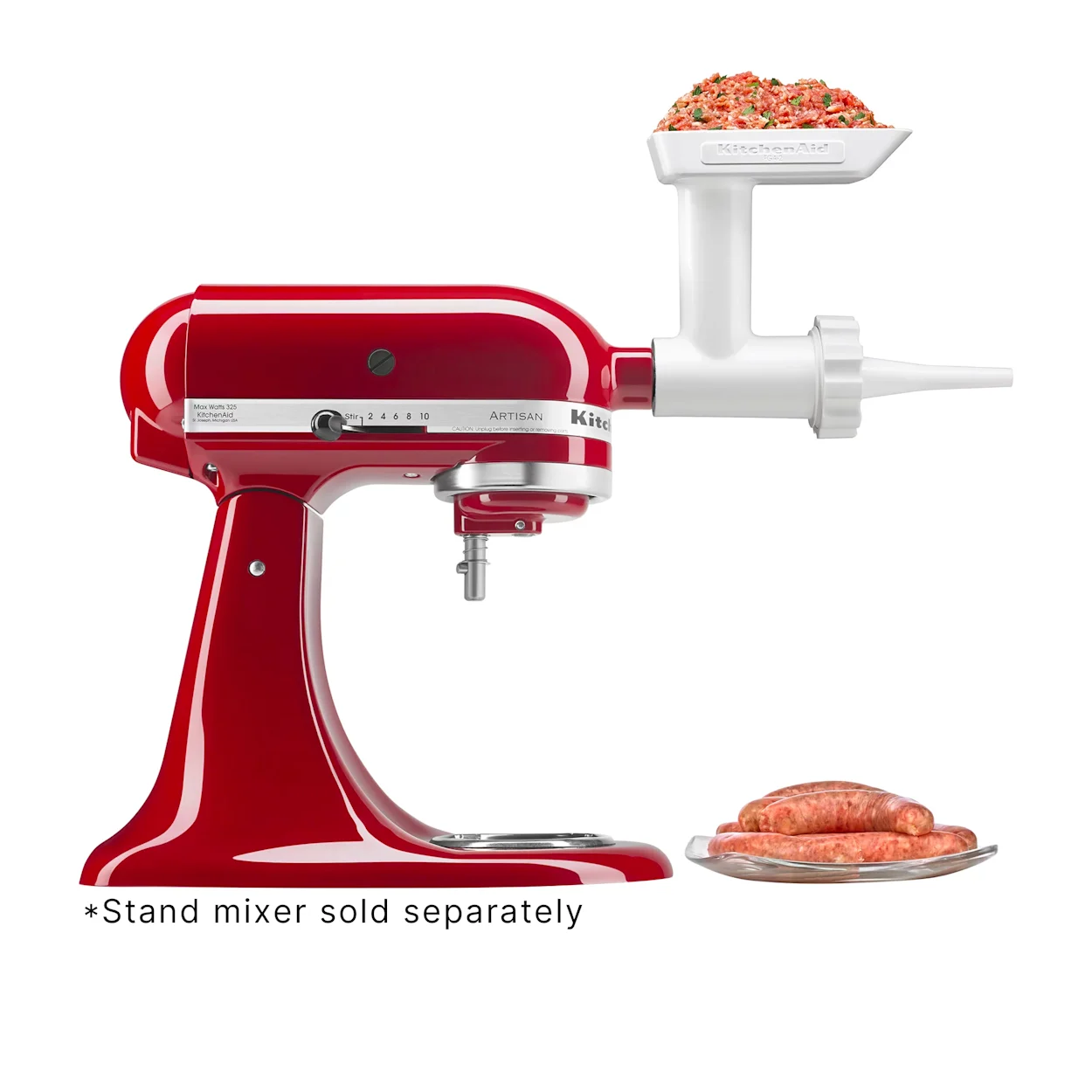 KitchenAid Food Grinder Sausage Stuffer Attachment Image 1