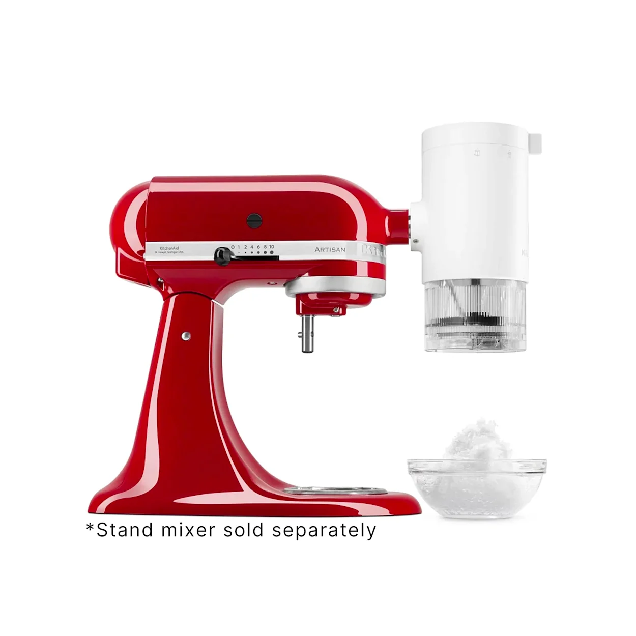 KitchenAid Shave Ice Attachment White Image 1