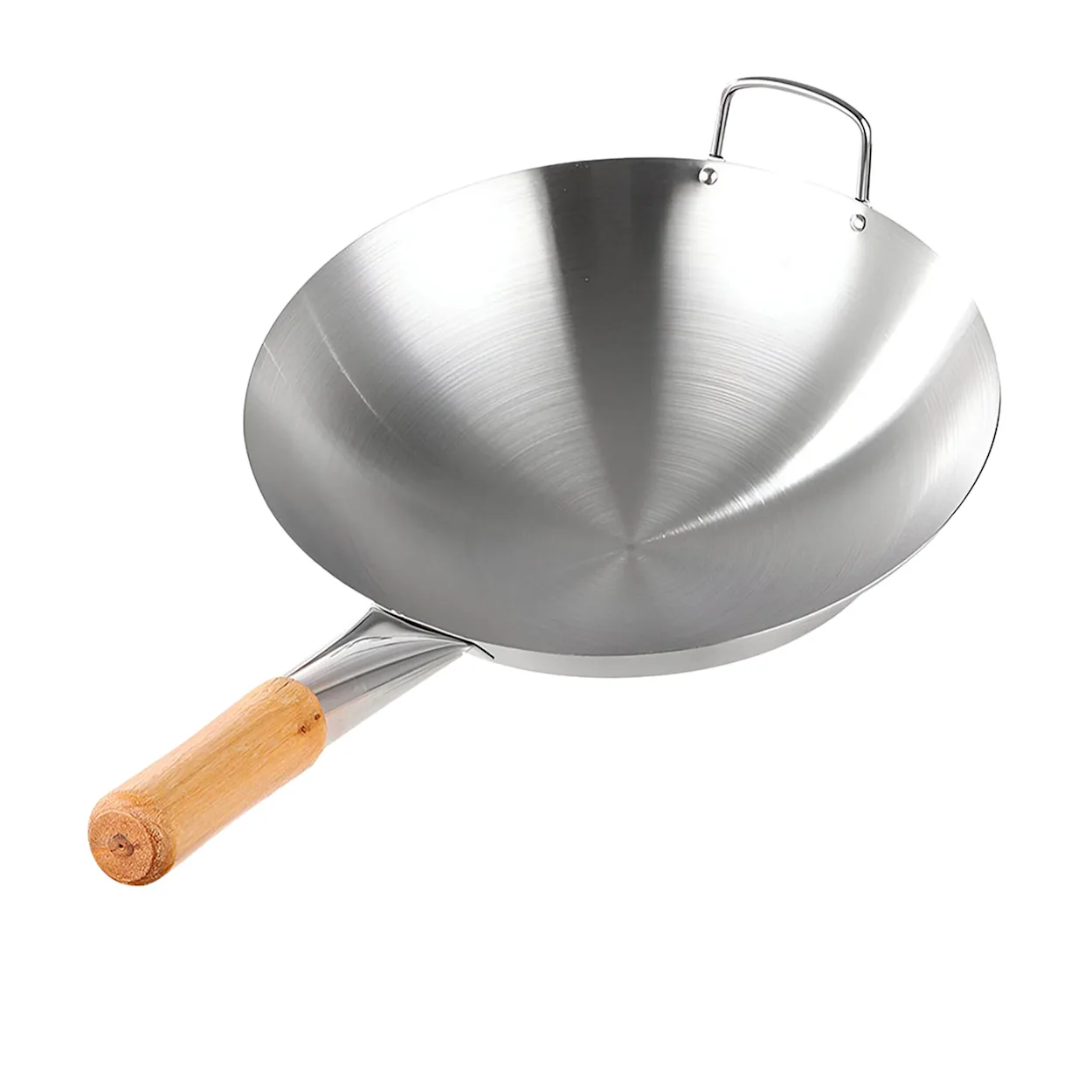 SOGA Stainless Steel Wok 42cm Image 1