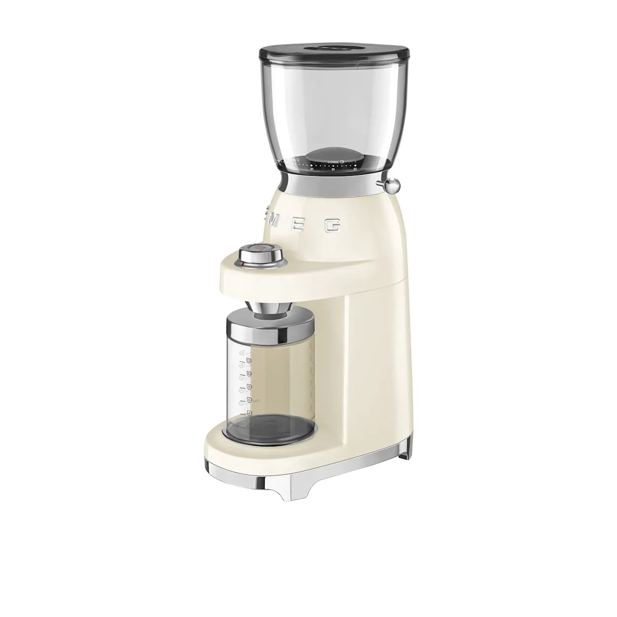 Smeg 50's Retro Style CGF11 Coffee Grinder Cream Image 1