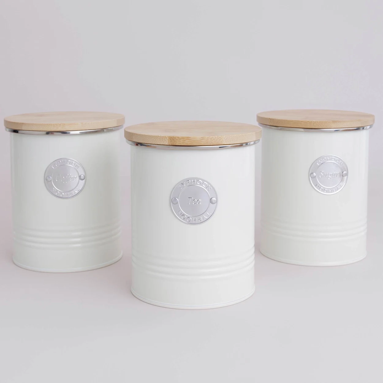 Typhoon Living Tea Canister 1L Cream Image 2