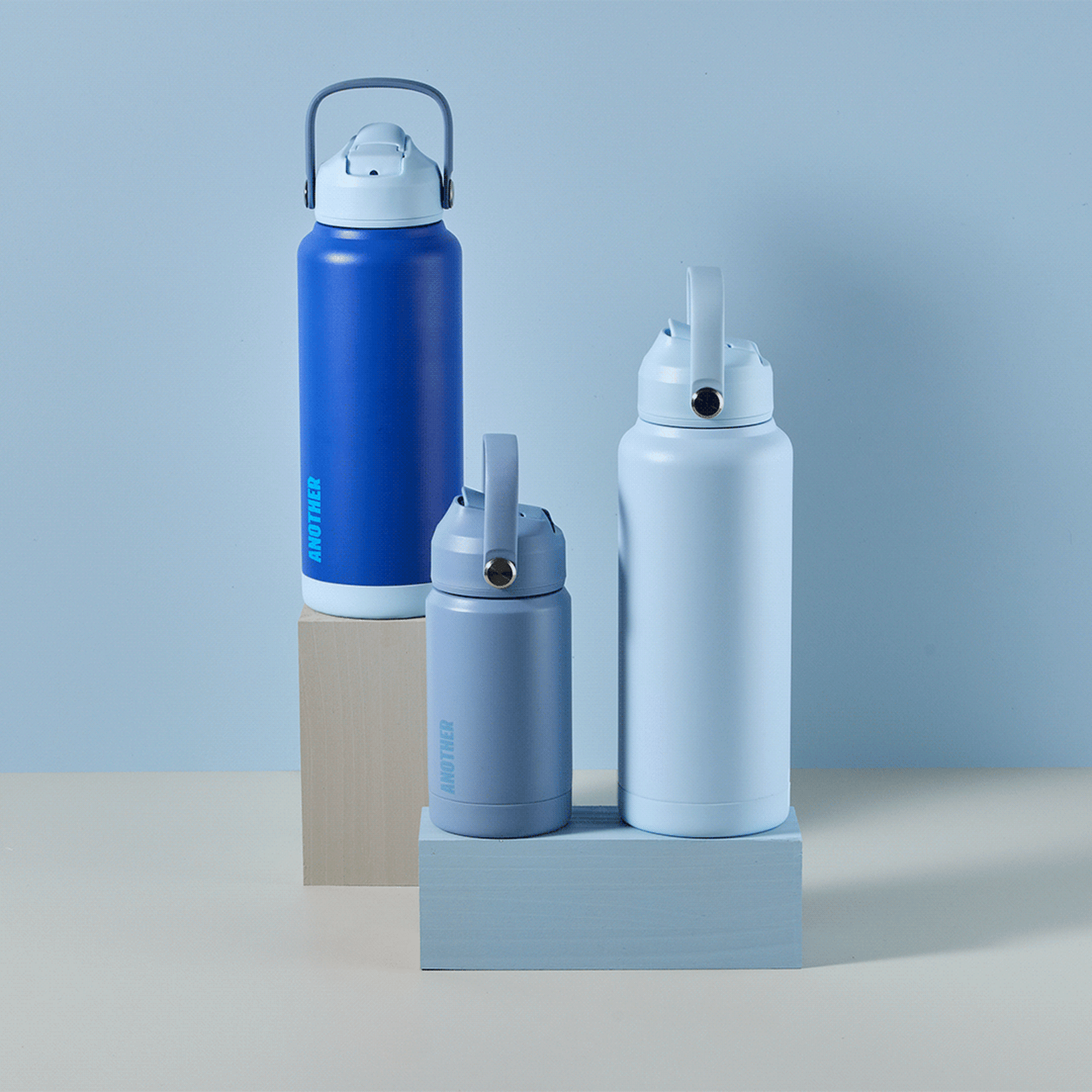 Another Insulated Drink Bottle 360mL Blue Image 5