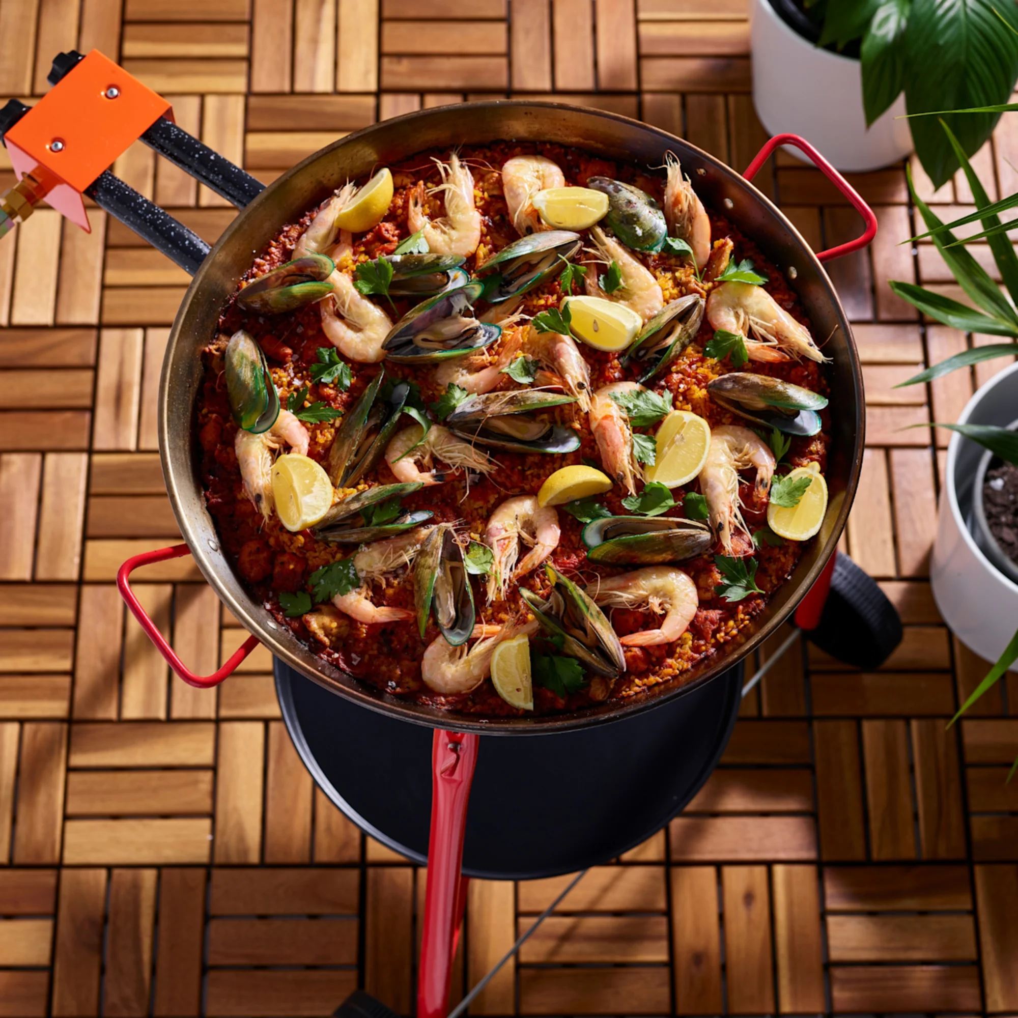 Garcima Andreu Paella Pan and Burner Set 46cm Image 2