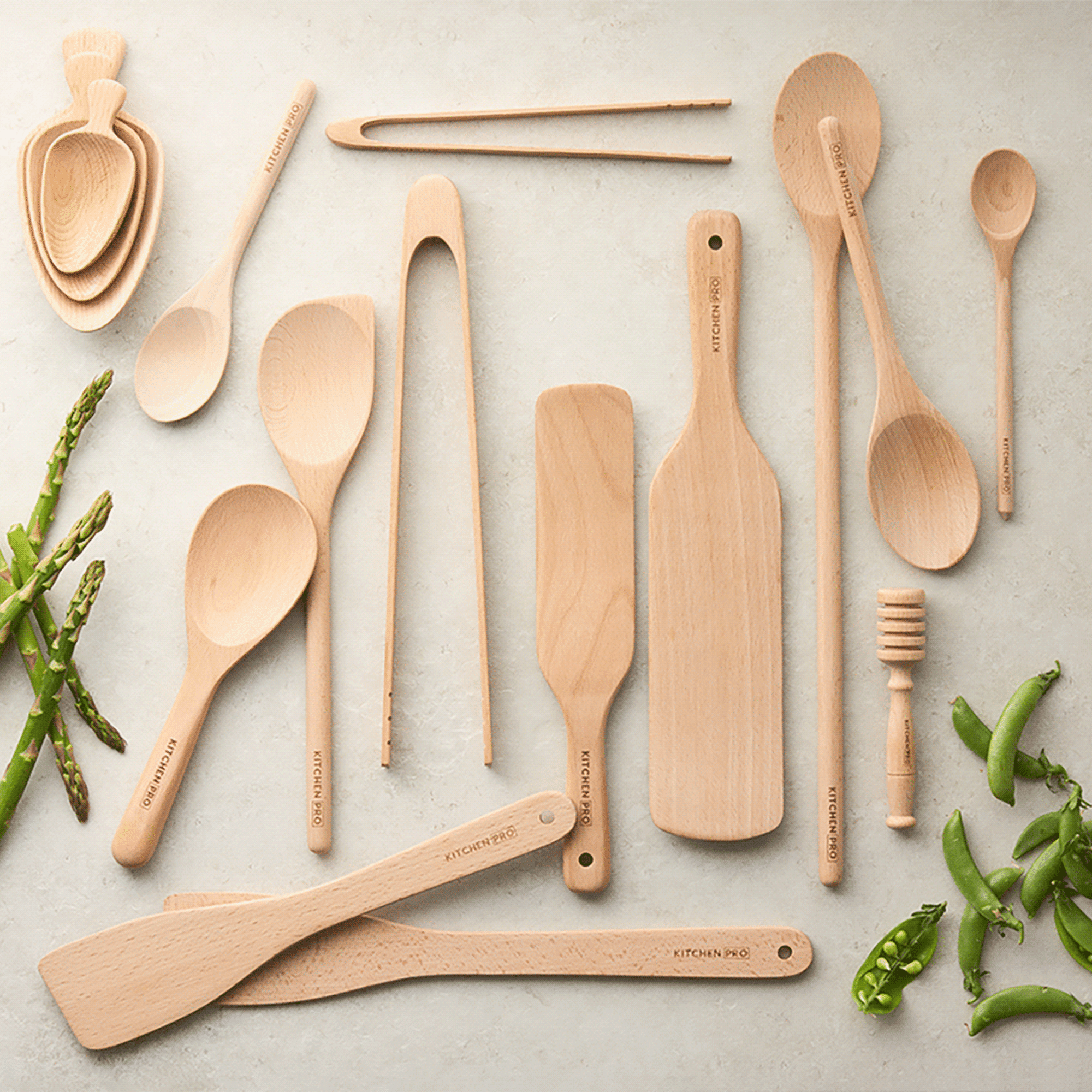 Kitchen Pro Basic Beechwood Scoop 10cm Image 3