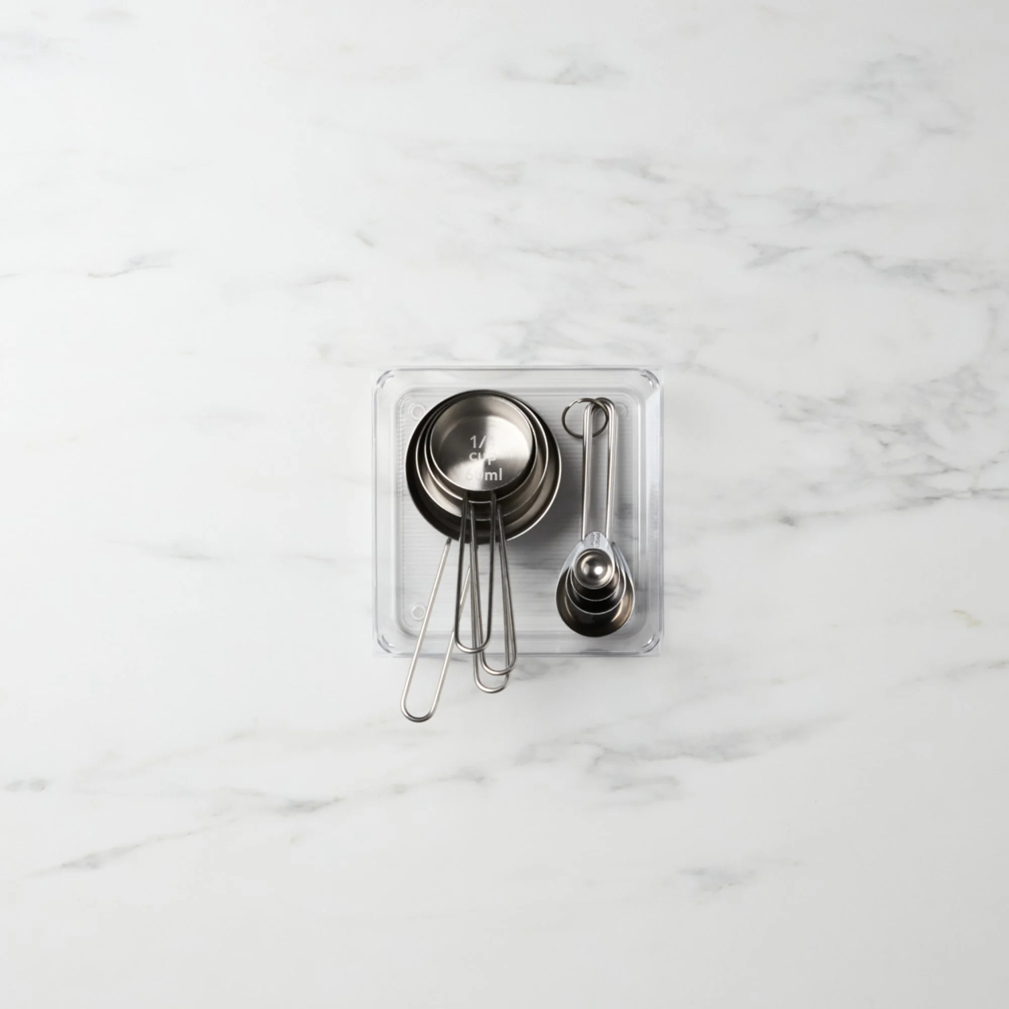 Kitchen Pro Clear Drawer Organiser 15x15x5cm Image 1