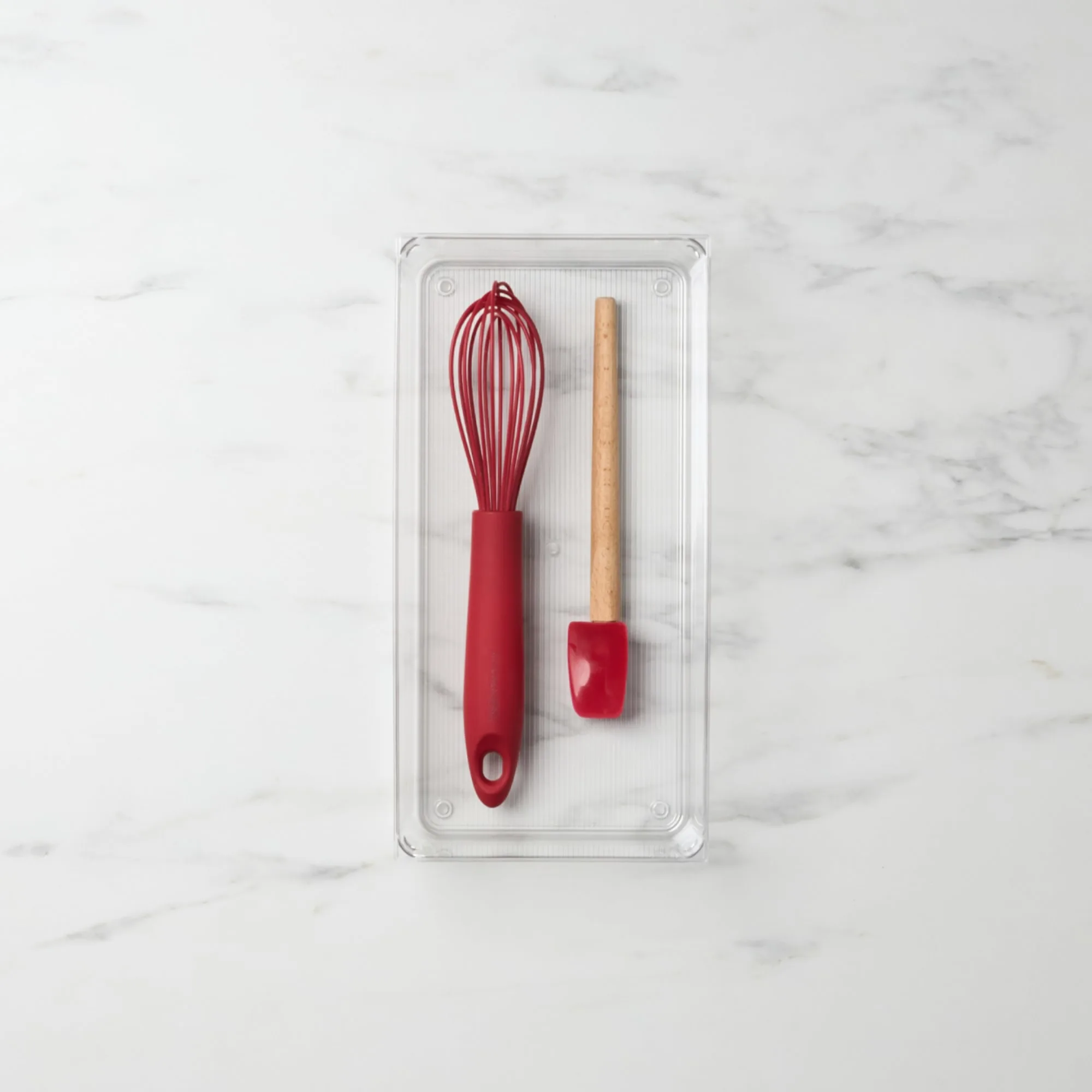 Kitchen Pro Clear Drawer Organiser 15x30x5cm Image 1