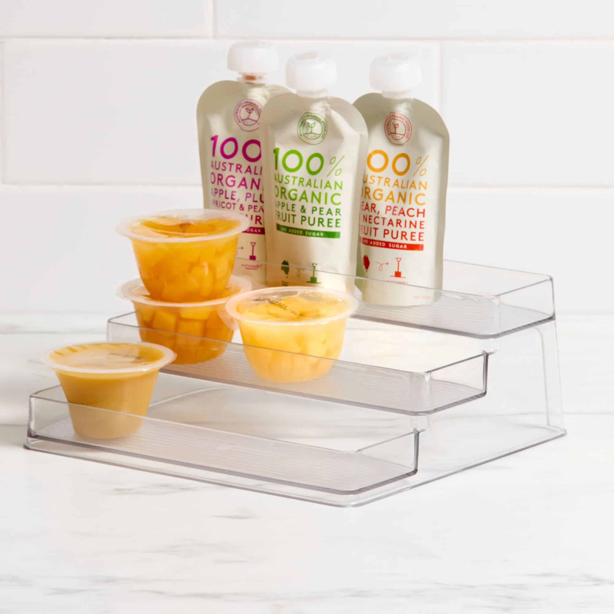Kitchen Pro Clear Shelf Organiser Image 1