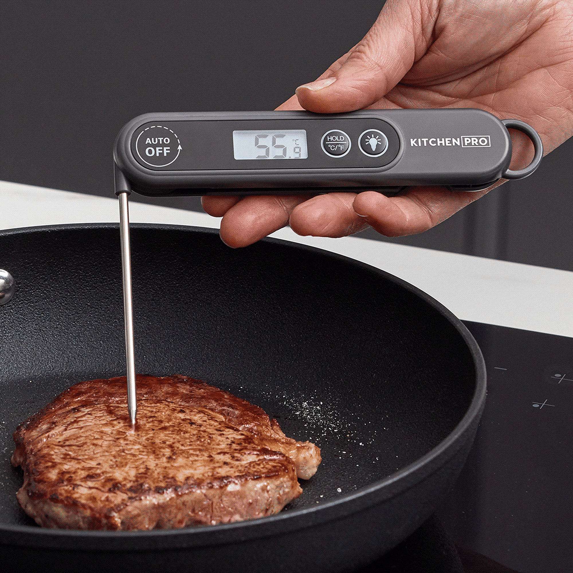 Kitchen Pro Precision Foldable Digital Thermometer Image 2