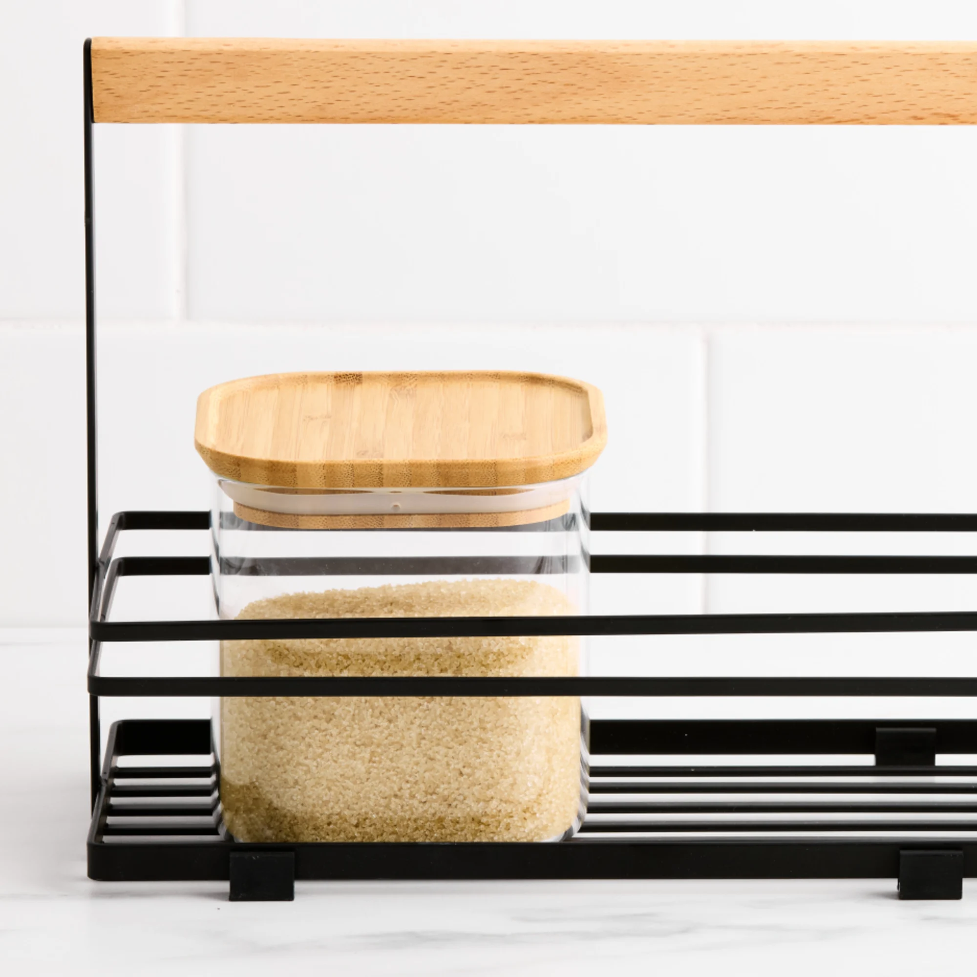 Kitchen Pro Tidy Tabletop Storage Caddy Black Image 3