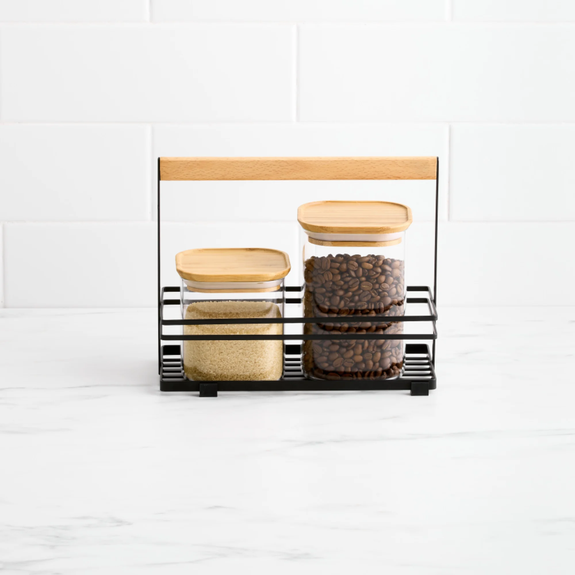 Kitchen Pro Tidy Tabletop Storage Caddy Black Image 1