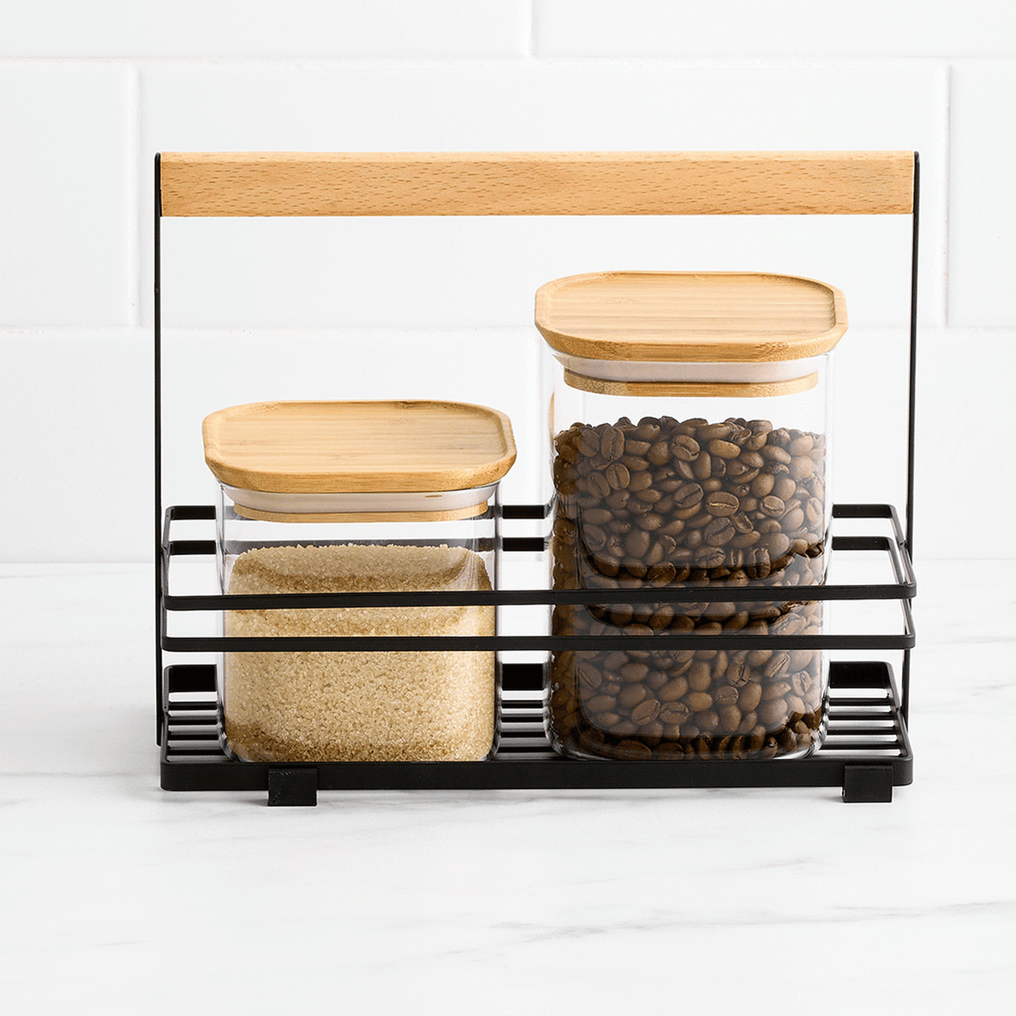 Kitchen Pro Tidy Tabletop Storage Caddy Black Image 5