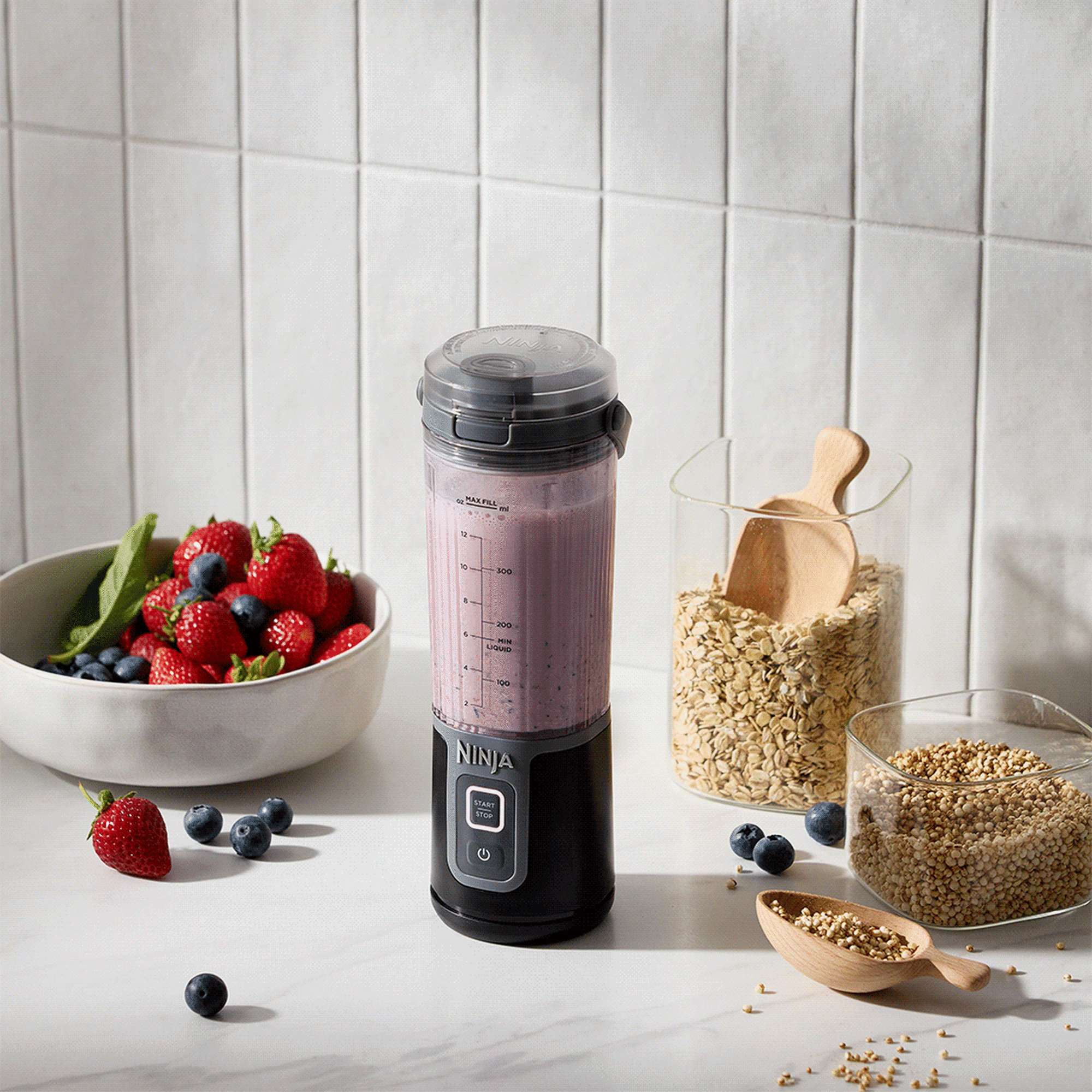 Ninja Blast BC100WH Portable Blender 470mL Black Image 6