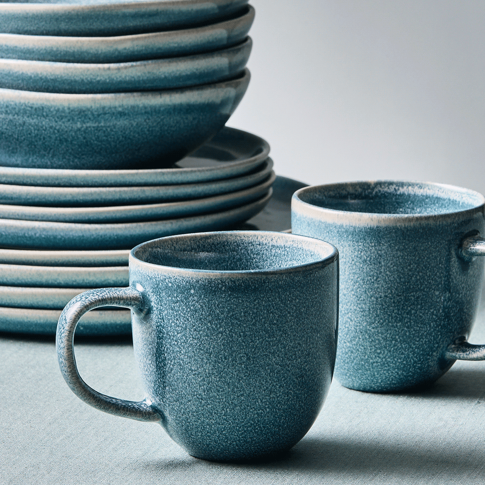 Salisbury & Co Capri Mug 400ml Blue Image 6
