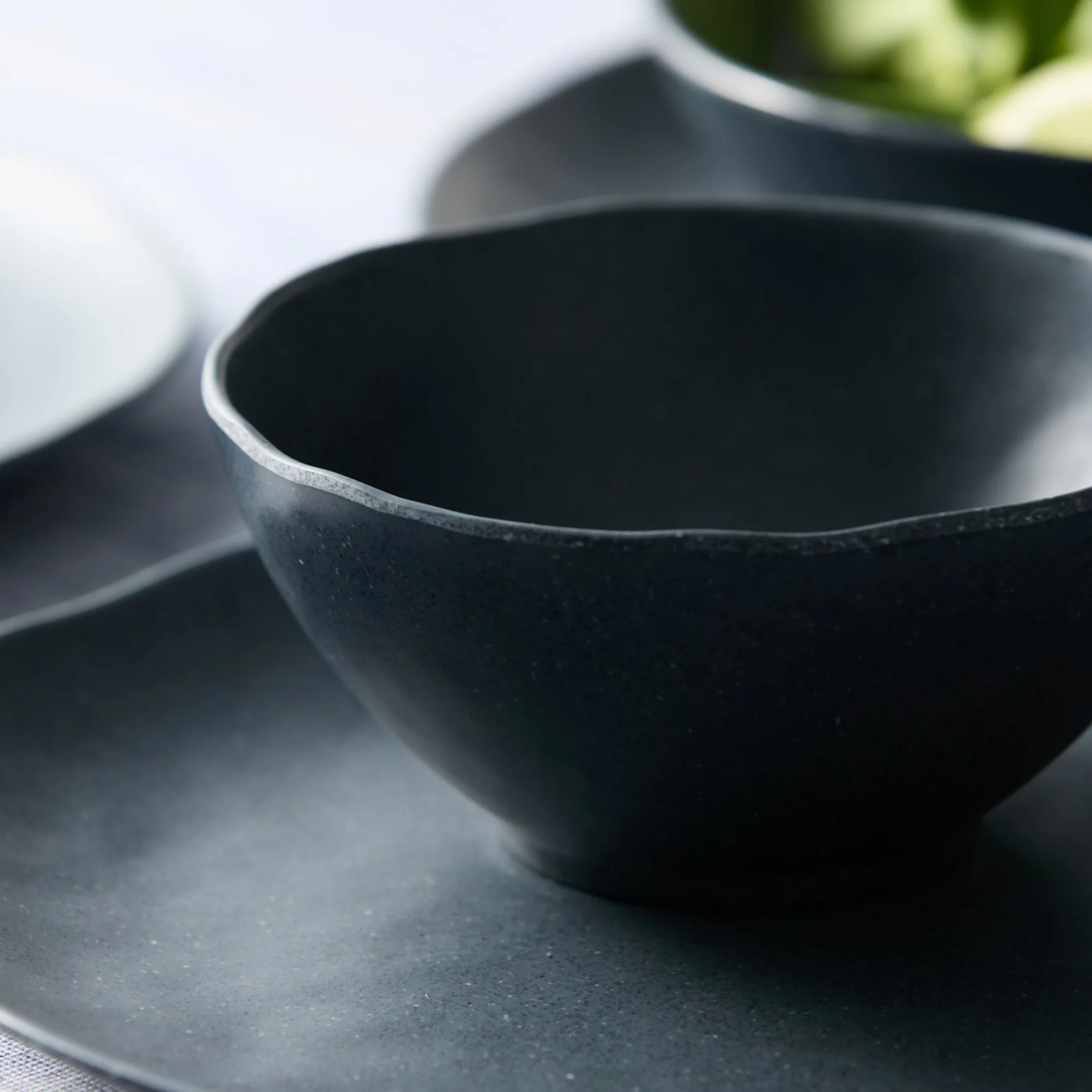 Salisbury & Co Escape Melamine Dip Bowl 15cm Black Image 2