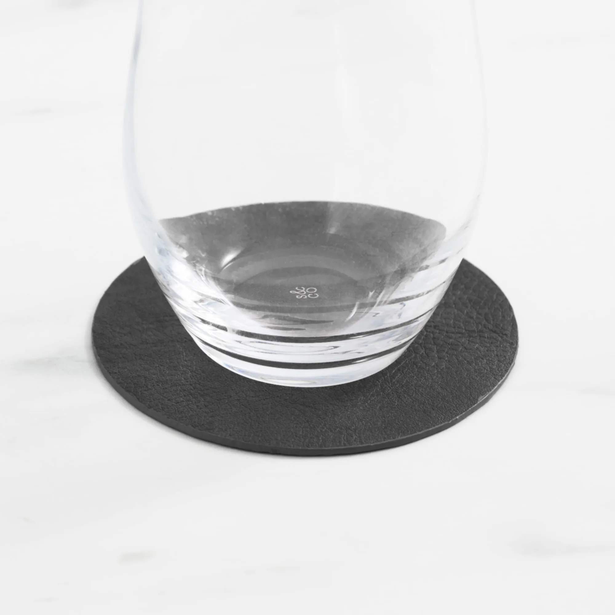 Salisbury & Co Siena Coaster Set of 4 Black Image 3