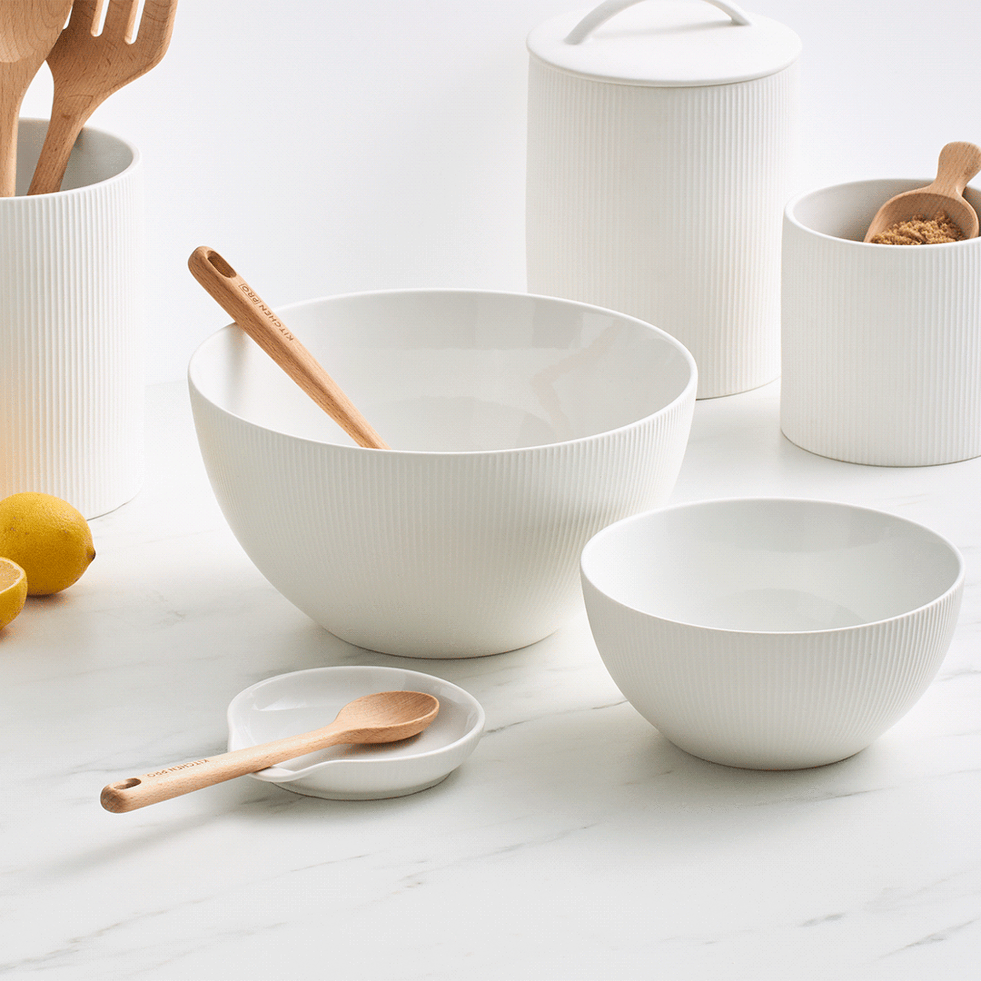 Salisbury & Co Linea Porcelain Spoon Rest White Image 6
