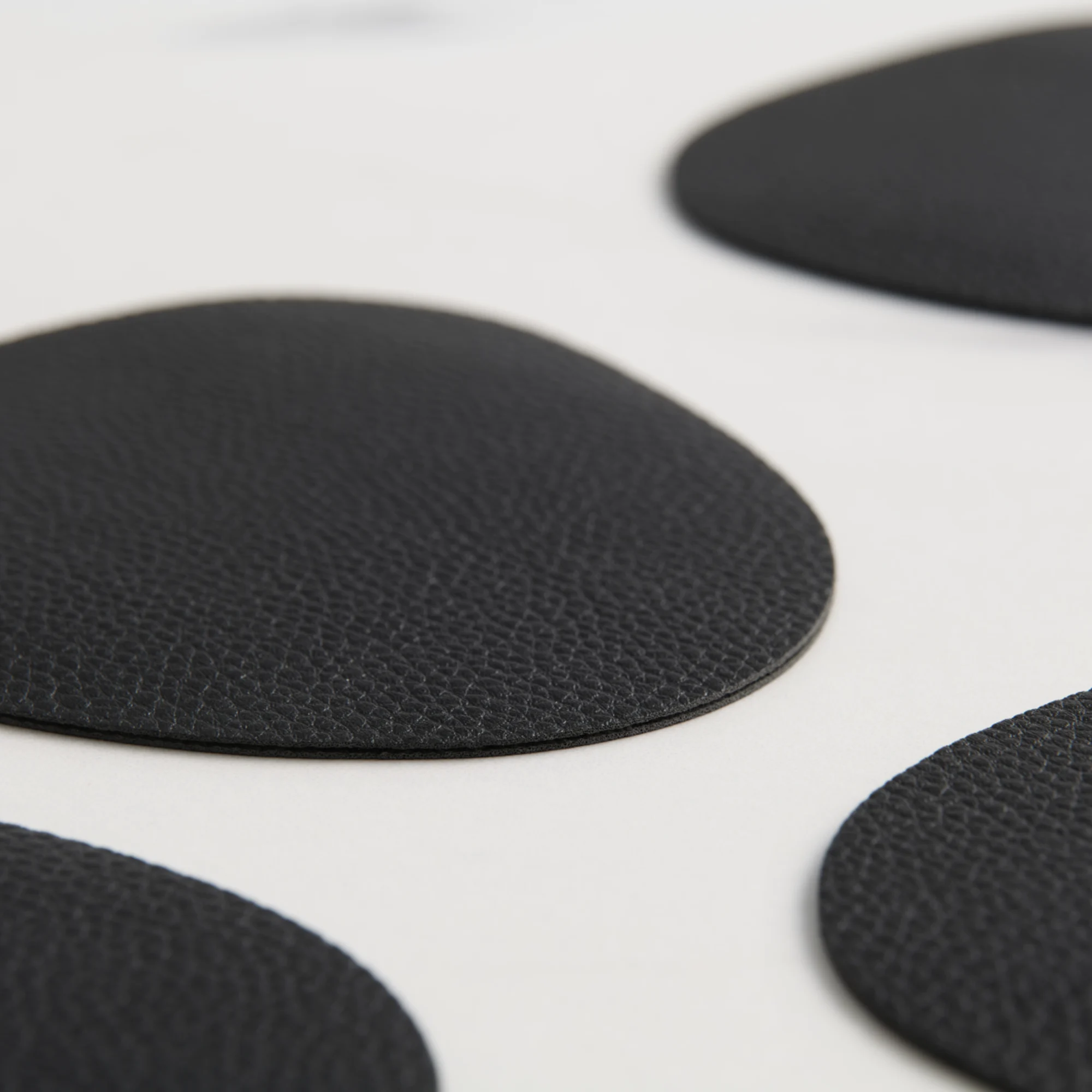 Salisbury & Co Modern Coaster Set of 4 Black Image 3