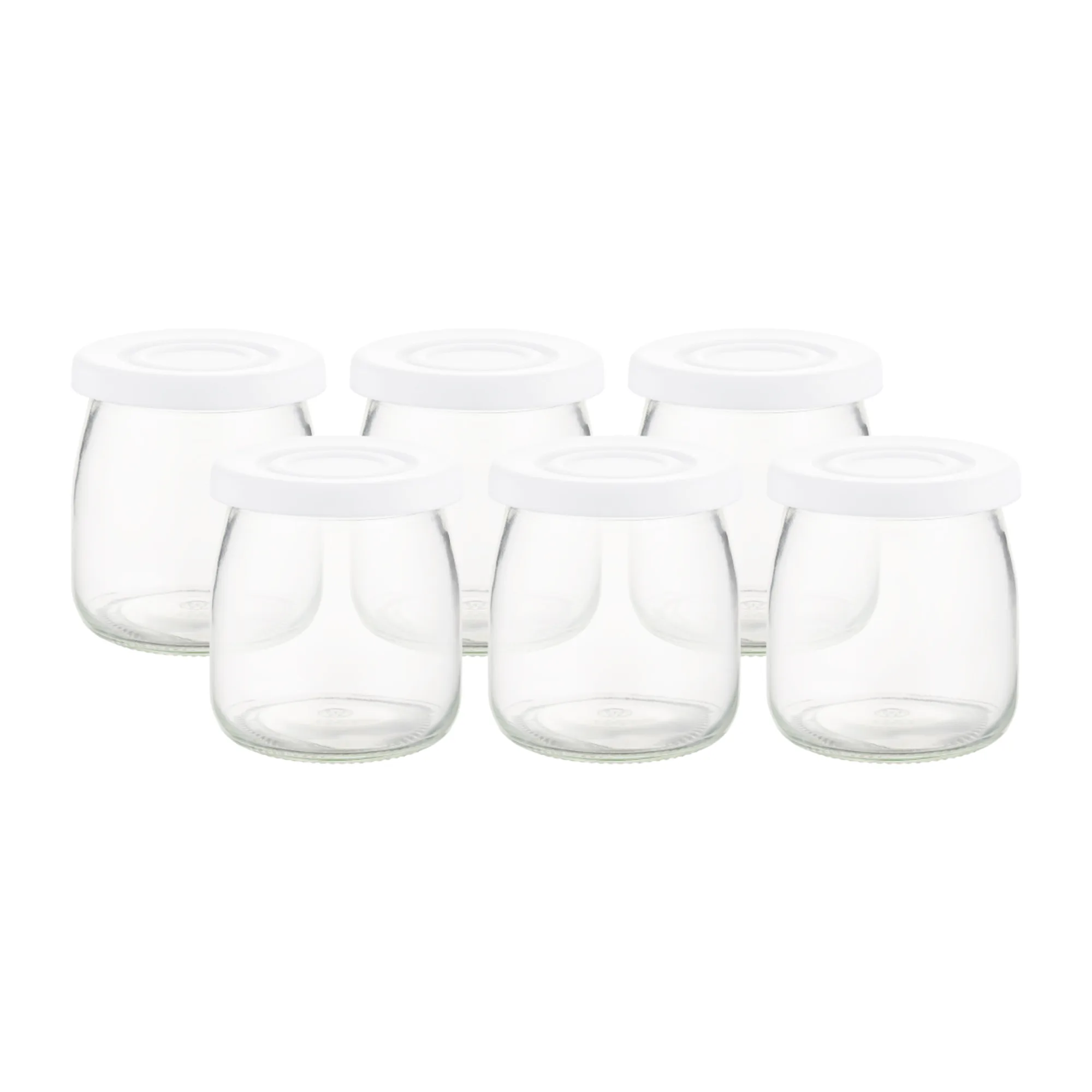 Salisbury & Co Old Fashioned Yoghurt Pot with Silicone Lid 200ml Set of 6 Image 1