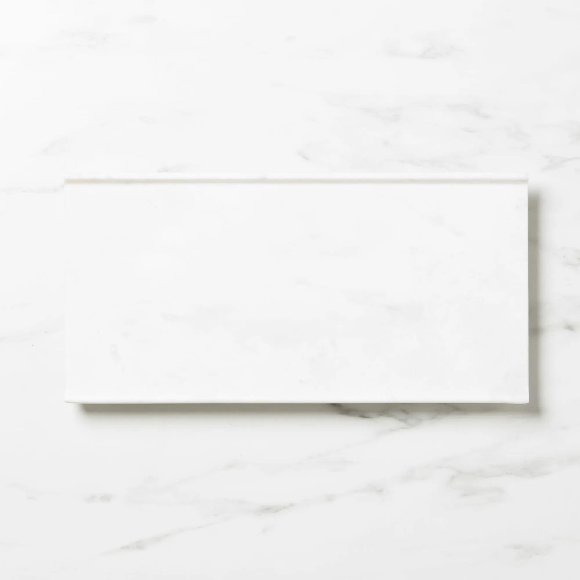 Salisbury & Co Riviera Marble Serving Board 40x20cm White Image 1