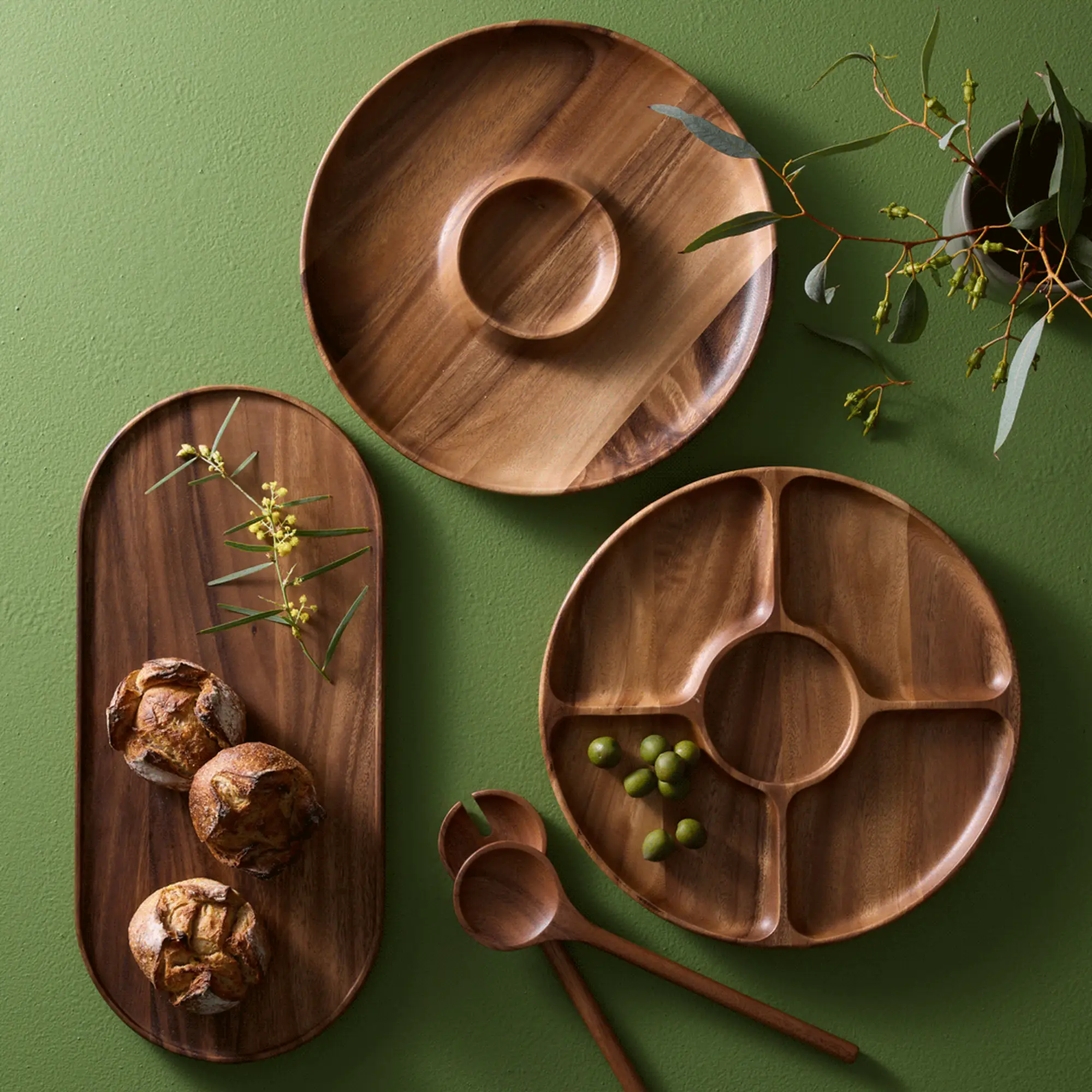 Salisbury & Co Seville Oval Serving Board 50x23cm Image 2