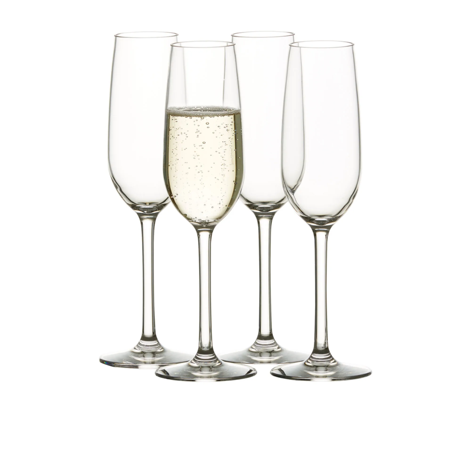 Salisbury & Co Unbreakable Champagne Flute 200ml Set of 4 Image 1