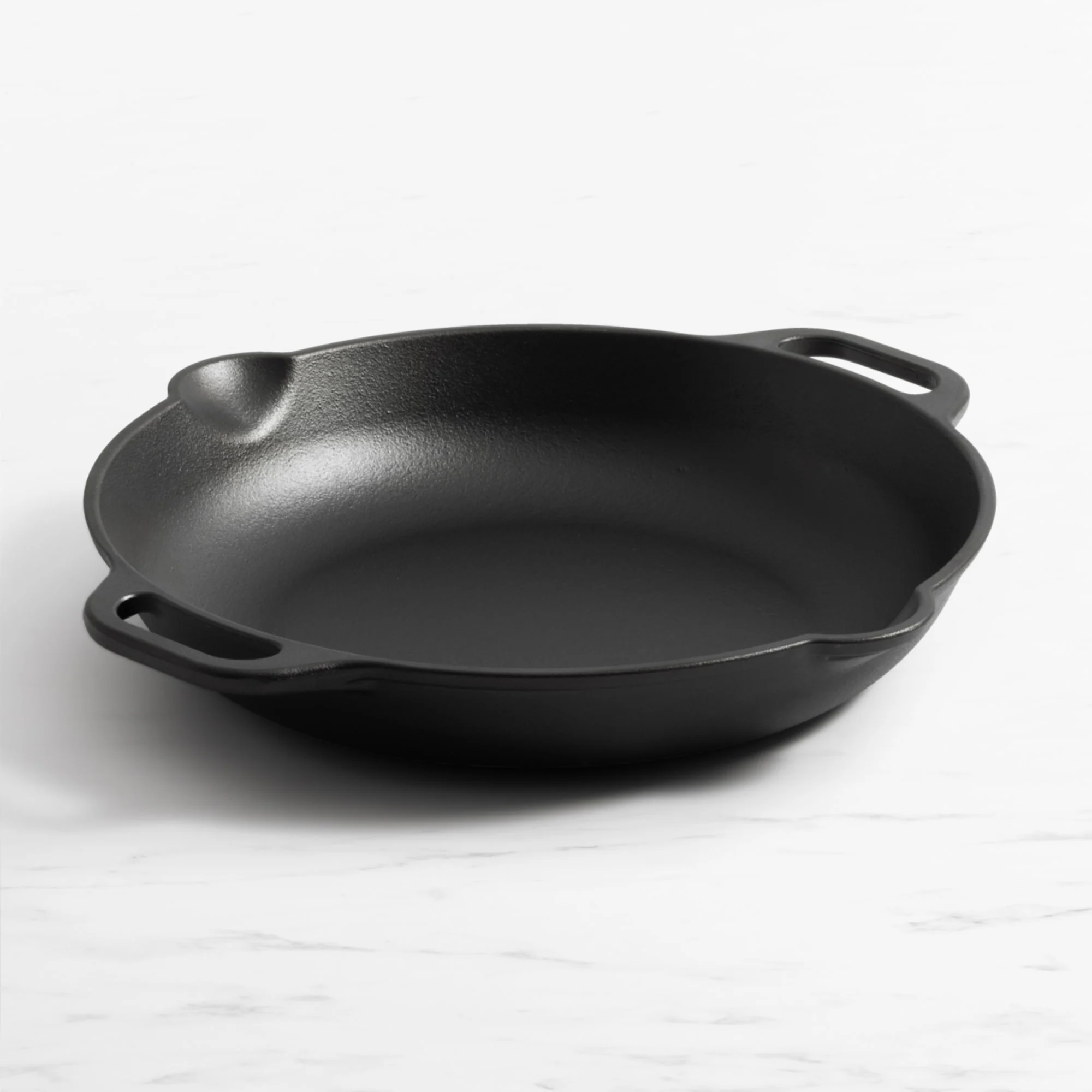 Victoria Seasoned Cast Iron Open Chef's Pan 33cm Image 1