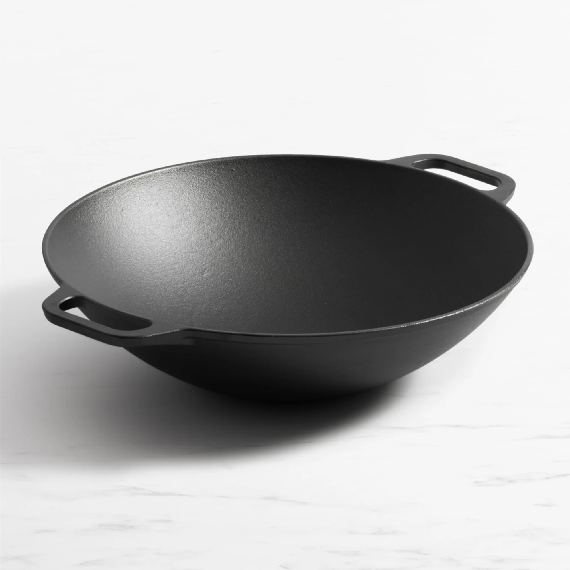 Victoria Seasoned Cast Iron Wok 35.5cm Image 1