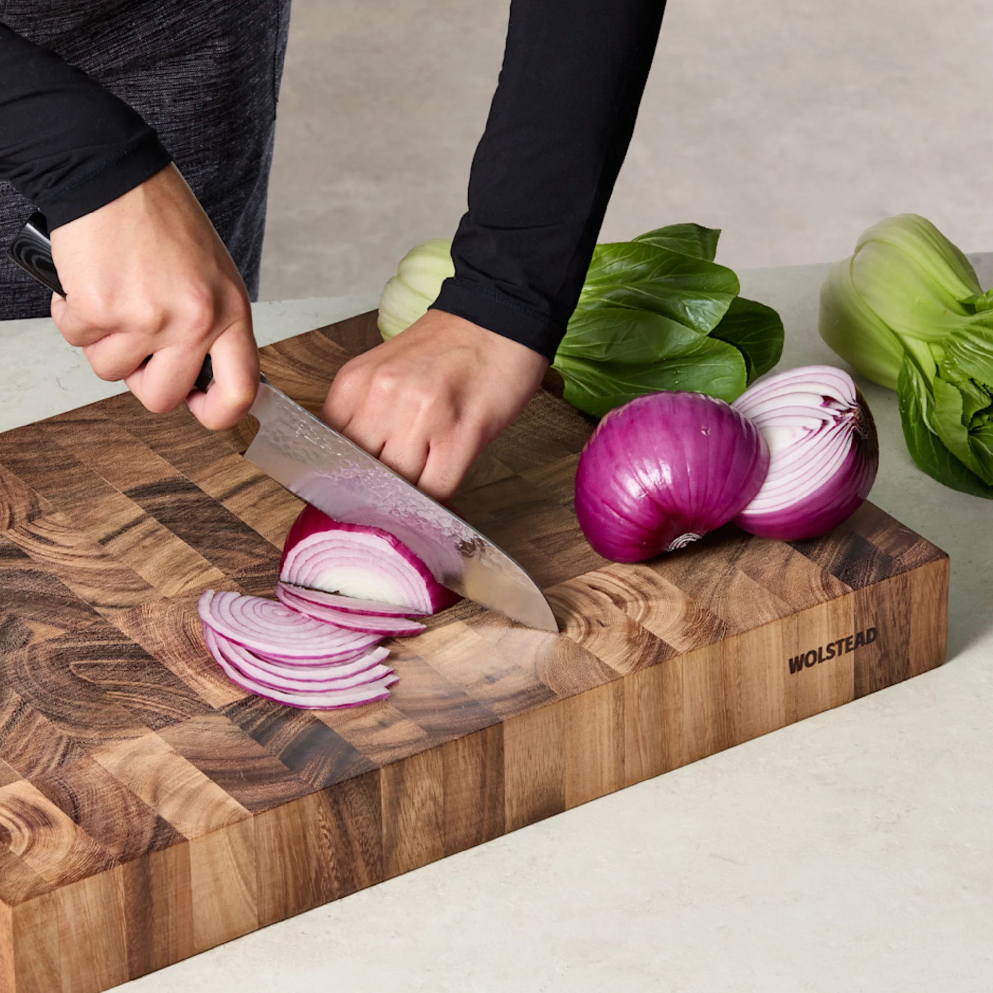 Wolstead Bonn End Grain Chopping Board 50x35cm Image 2